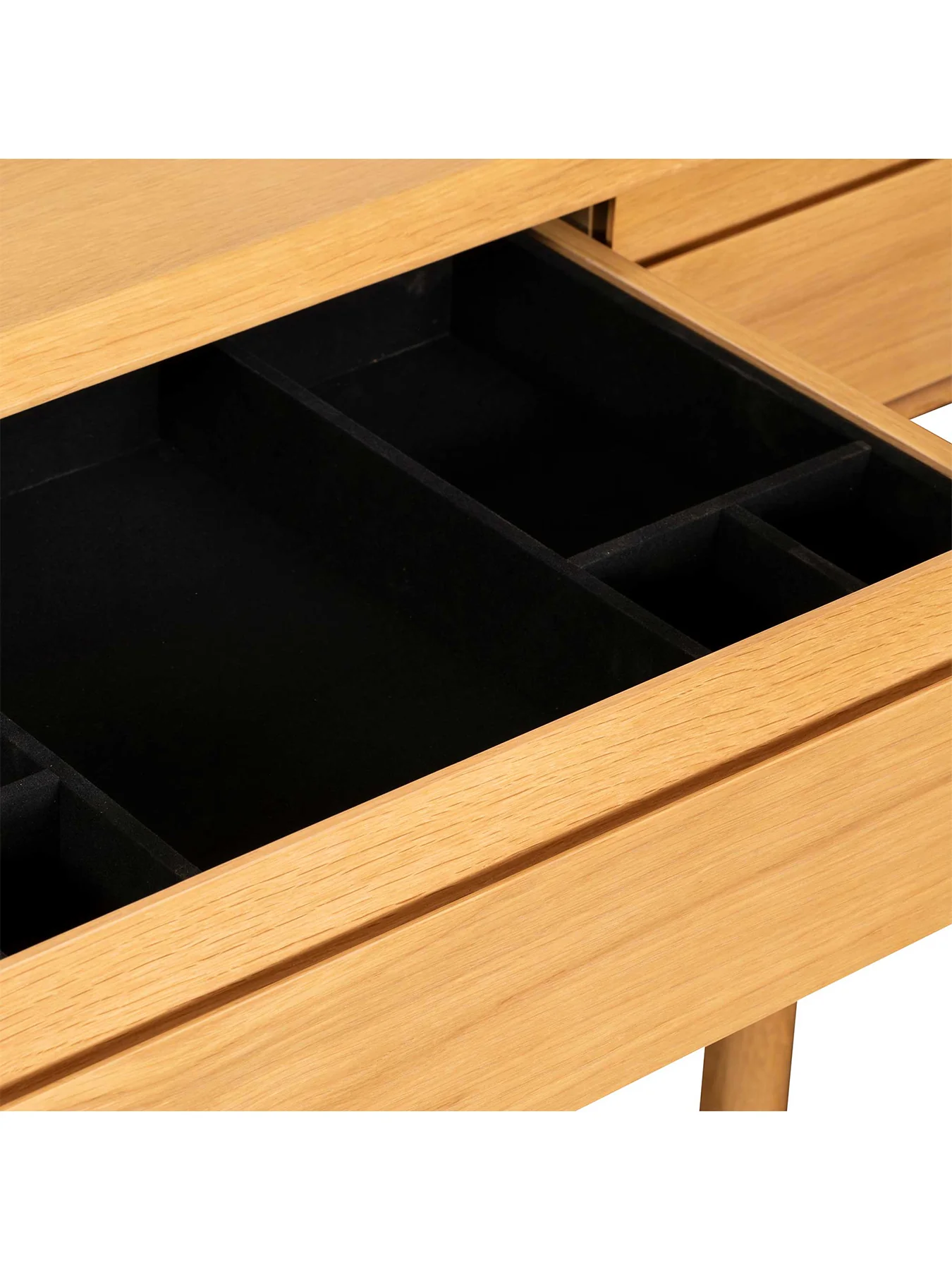 Winchester Solid Oak Dressing Table With Mirror - Image 4