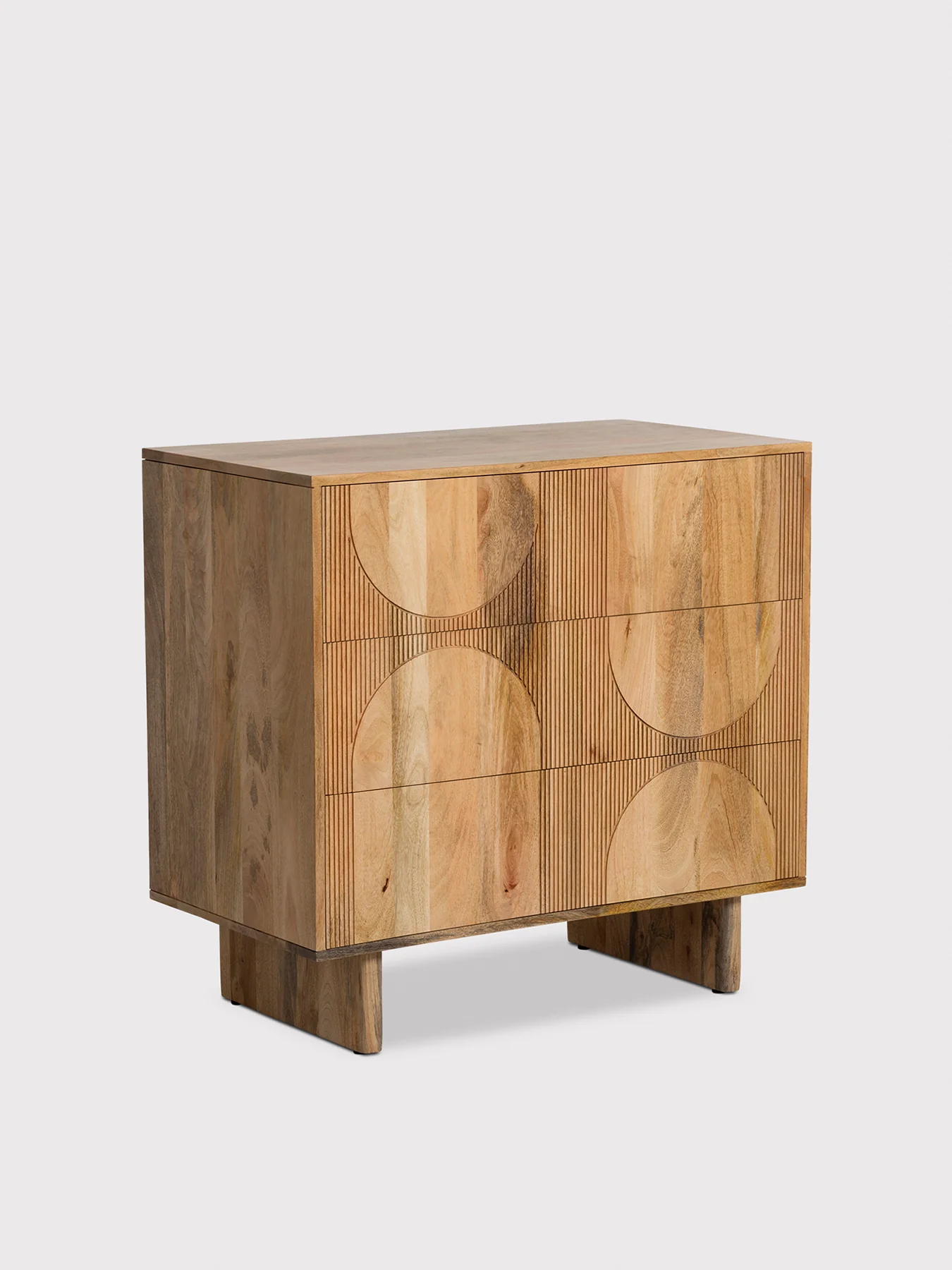 Zuberi Mango Wood 3 Drawer Chest of Drawers - Image 4