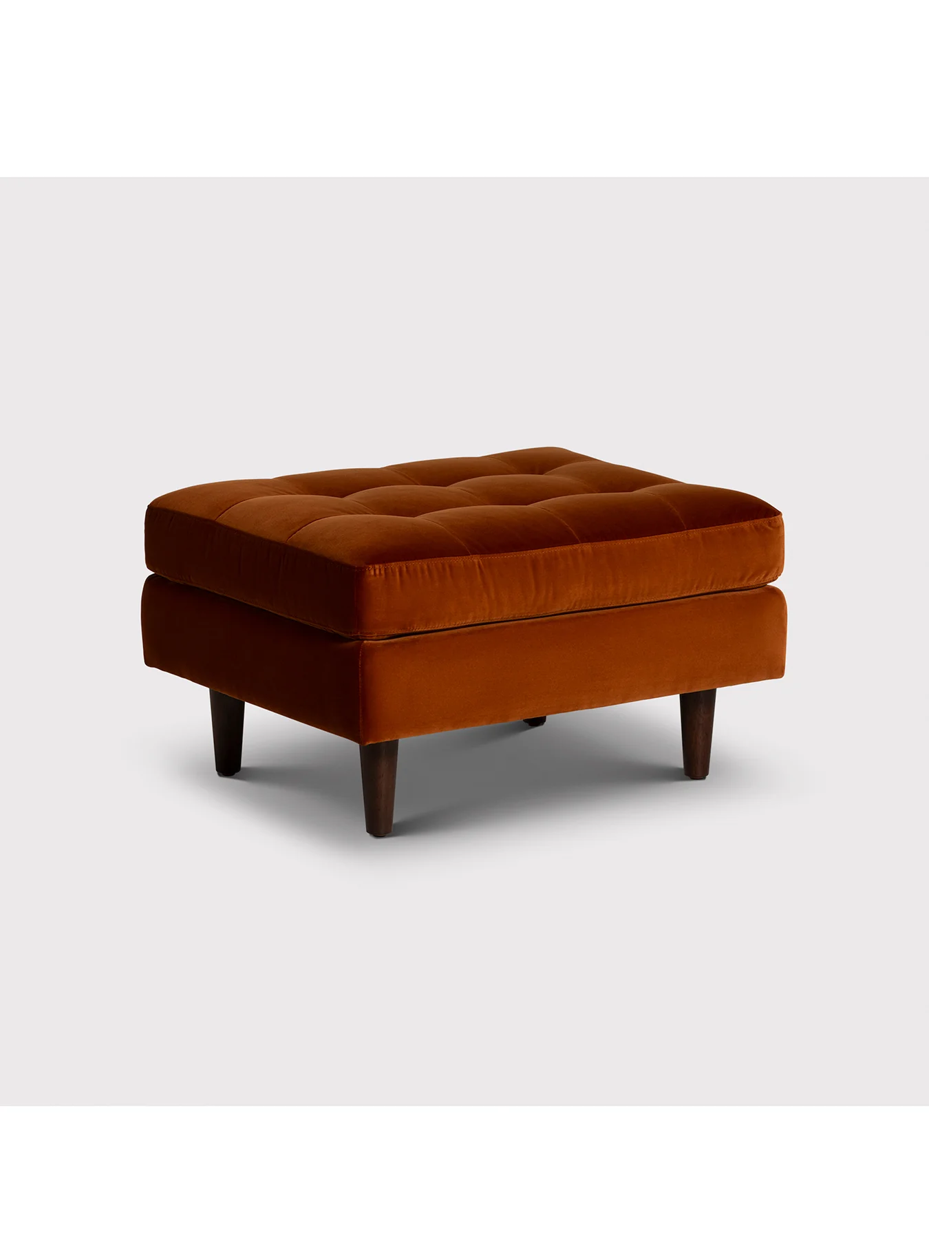 Hemingway Velvet Footstool - Image 3