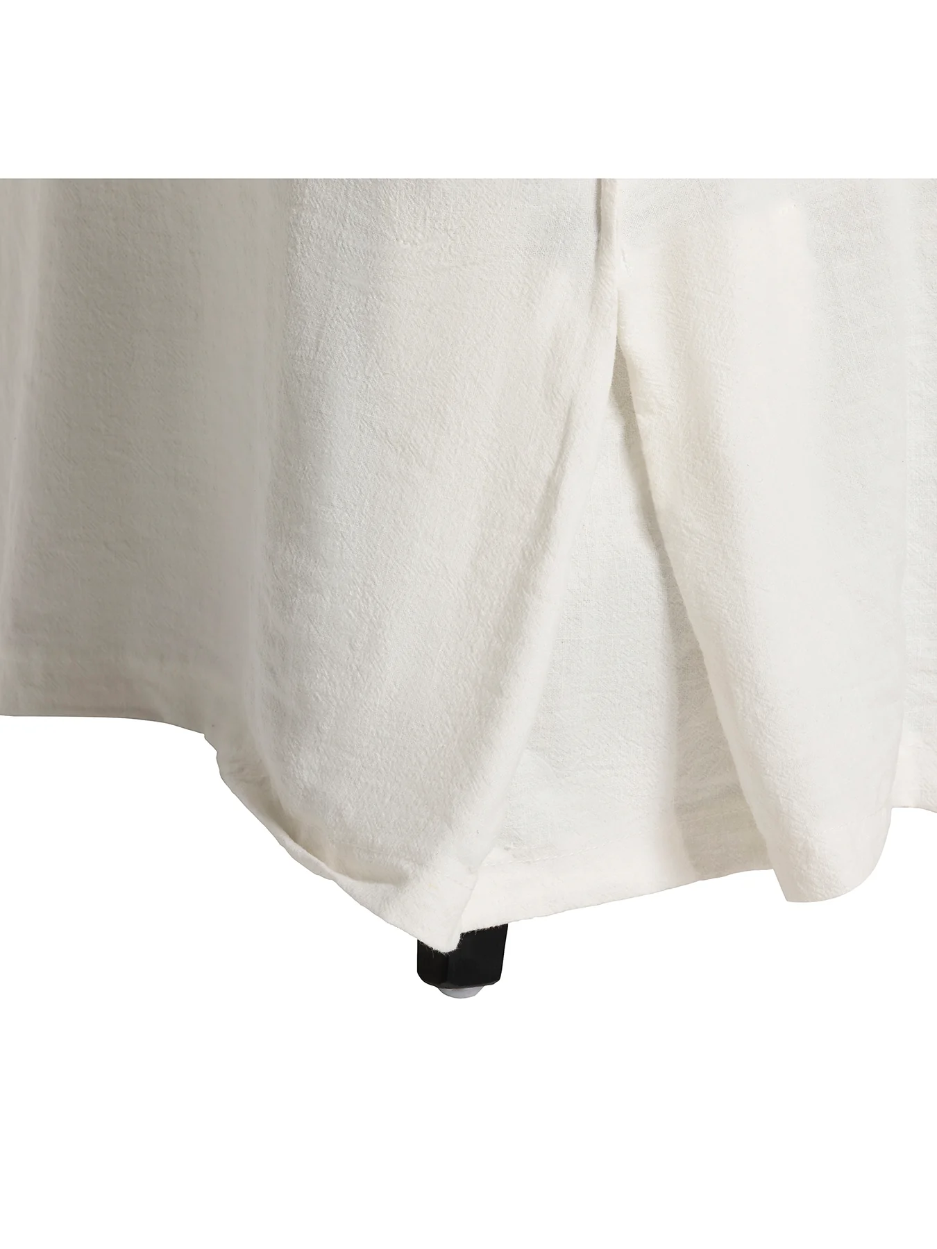 Aspley White Fabric Armchair - Image 3