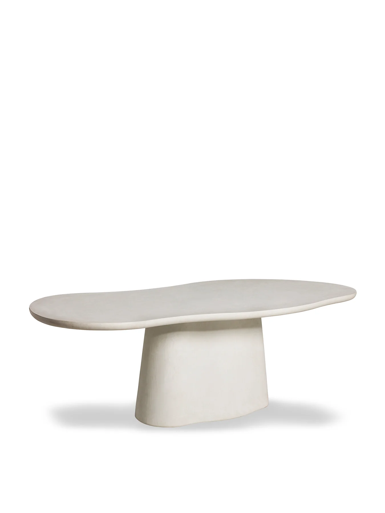 Capella Faux Stone Pedestal Dining Table 240cm Seats 6-8 - Image 4
