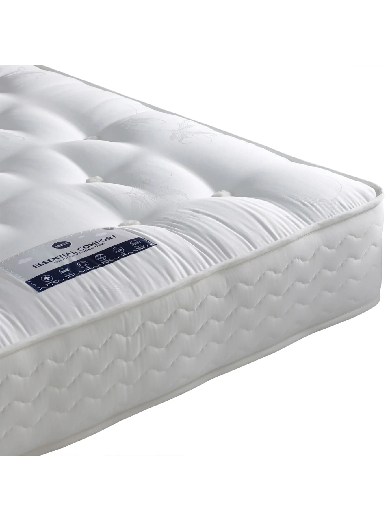 Essential Comfort Super King Pocket Sprung Mattress Medium - Image 2