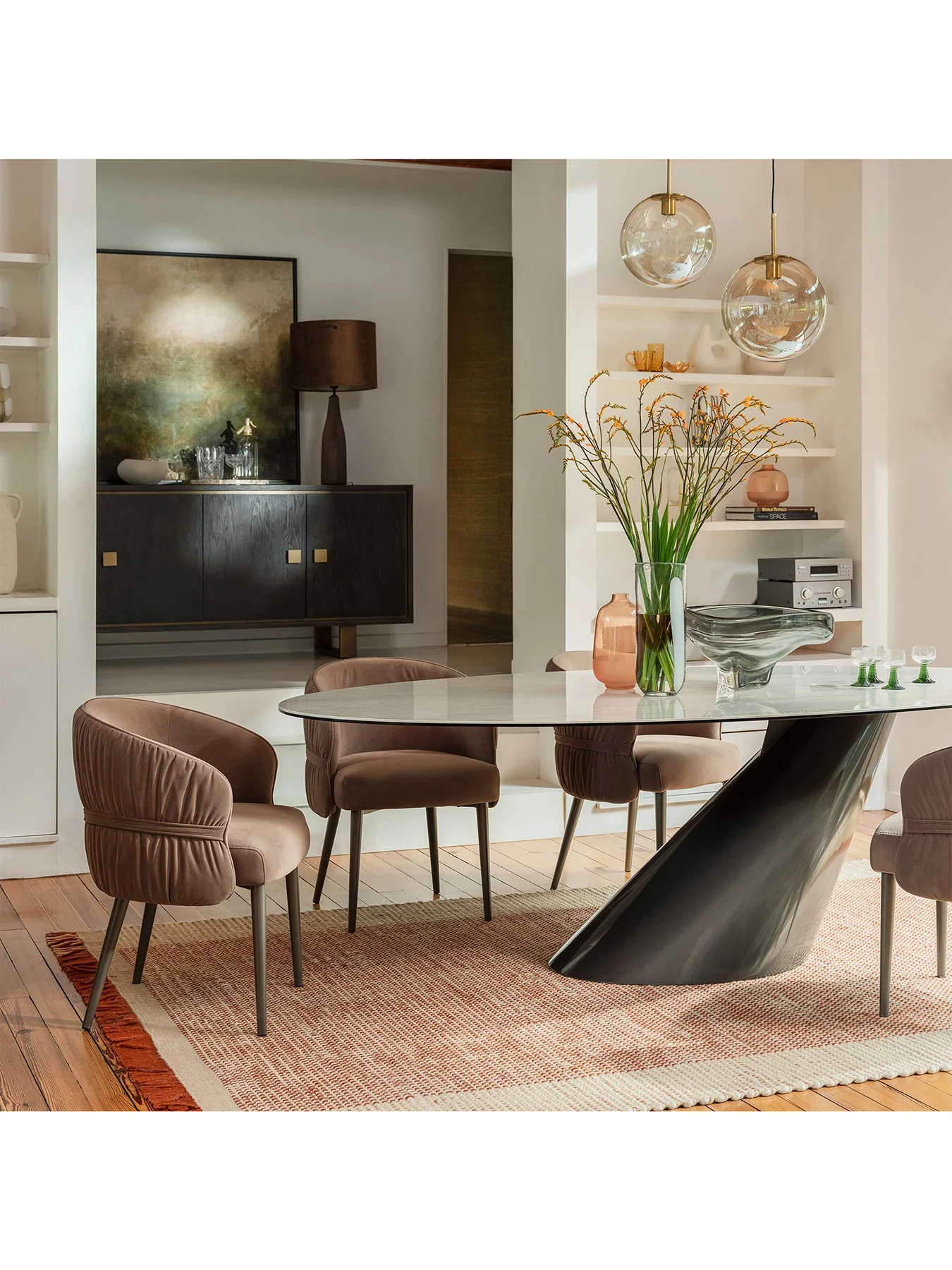 Halcyon Dining Table White - Image 4