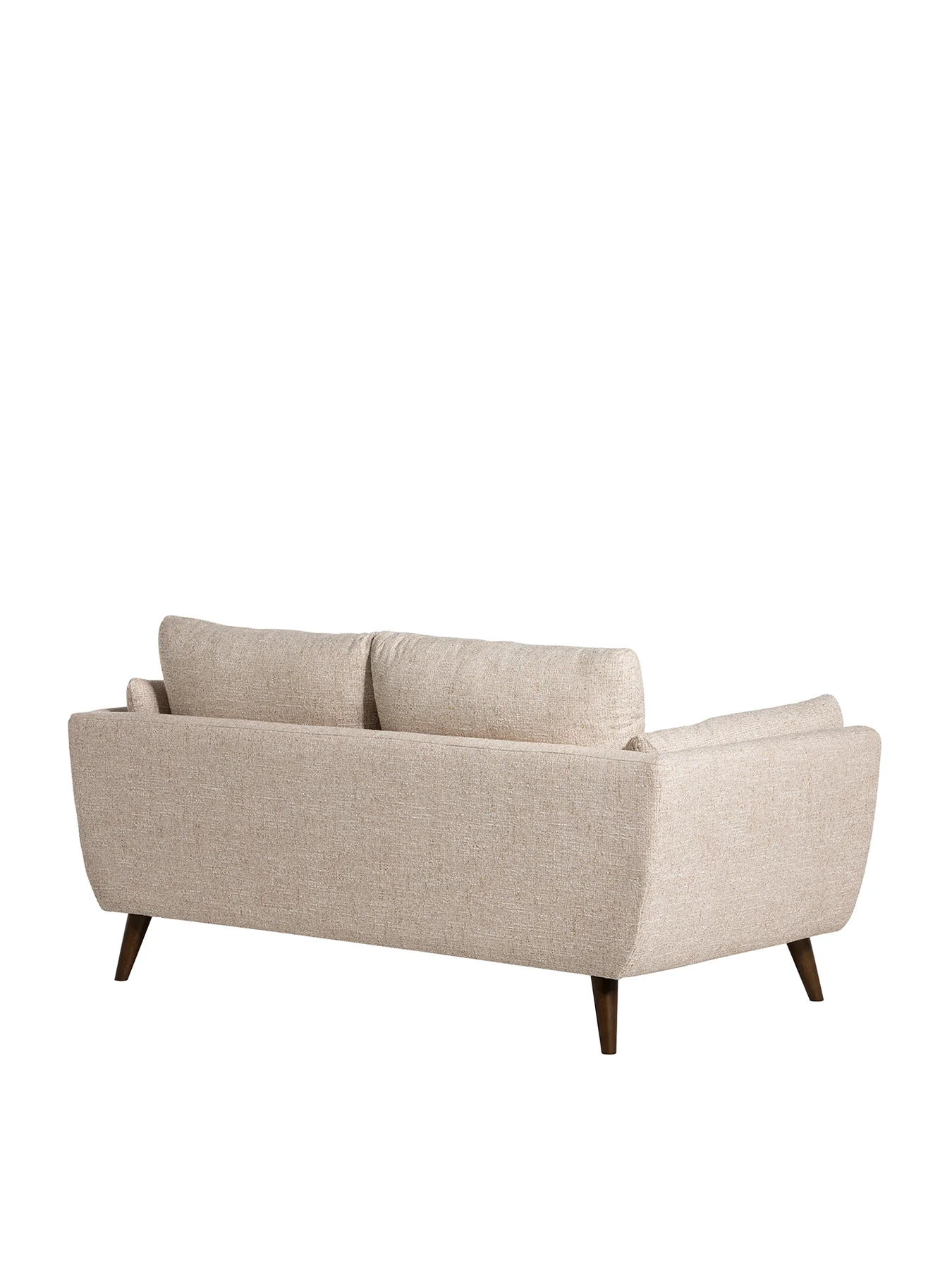 Malmo Neutral Fabric 2 Seater Sofa - Image 3
