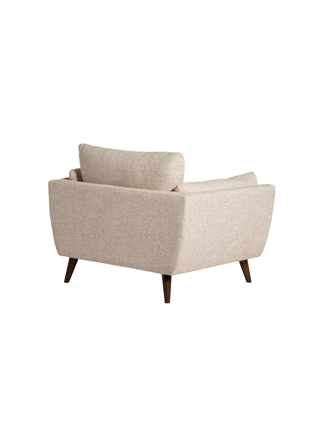 Malmo Neutral Fabric Armchair - Image 2