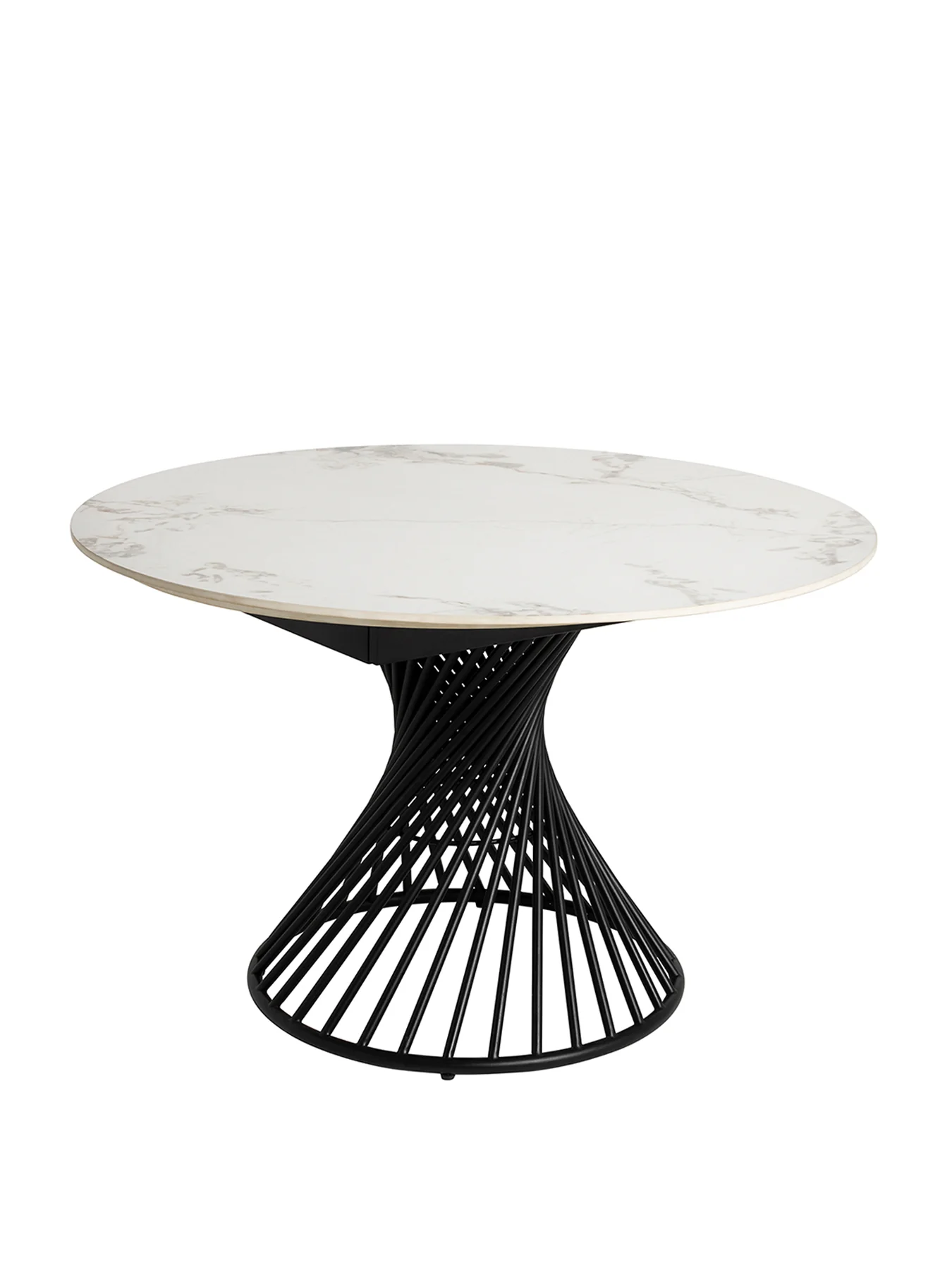 Mendal Extending Dining Table 120-180cm White - Image 3