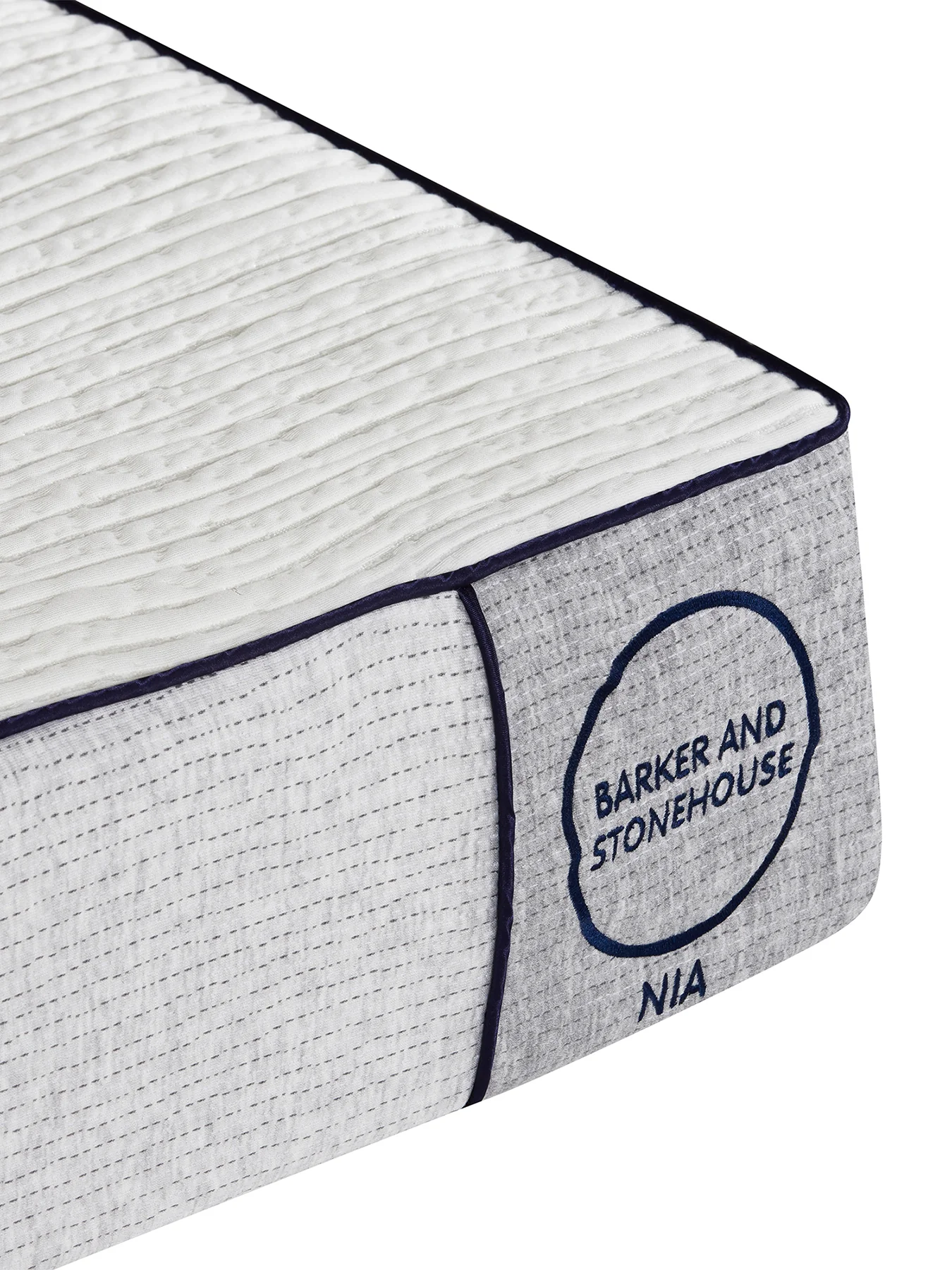 Nia Single Pocket Sprung Memory Foam Mattress White - Image 2