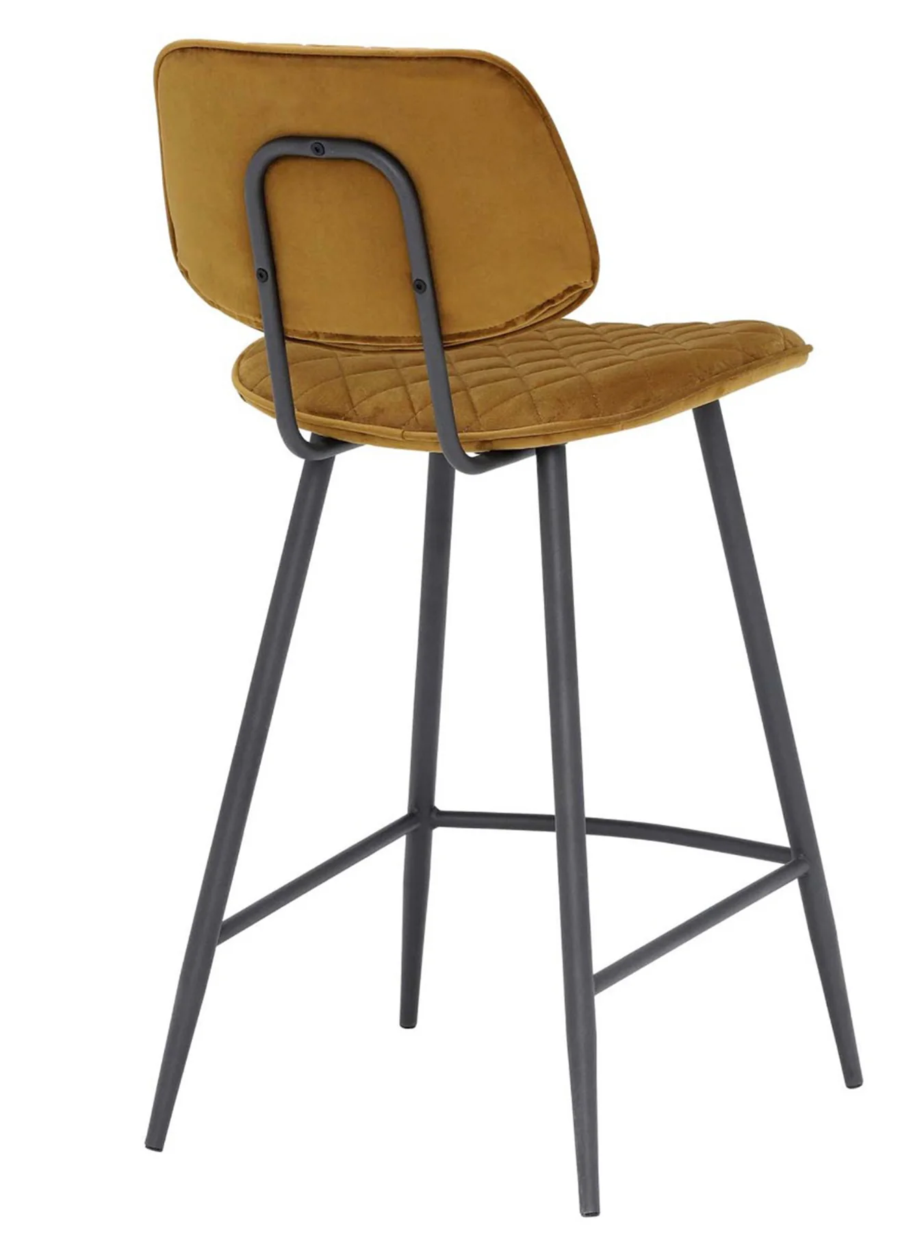 Archer Gold Velvet Counter Stool - Image 3