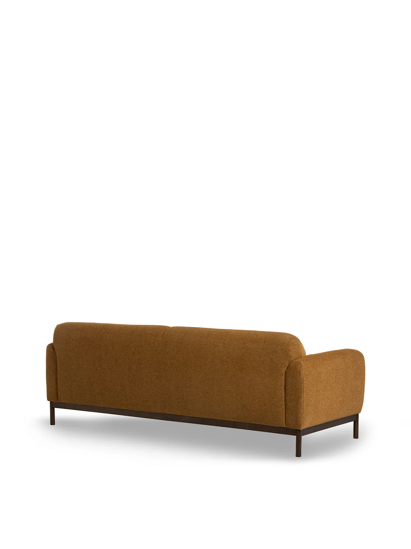 Connie Yellow Fabric 3 Seater Sofa - Image 4