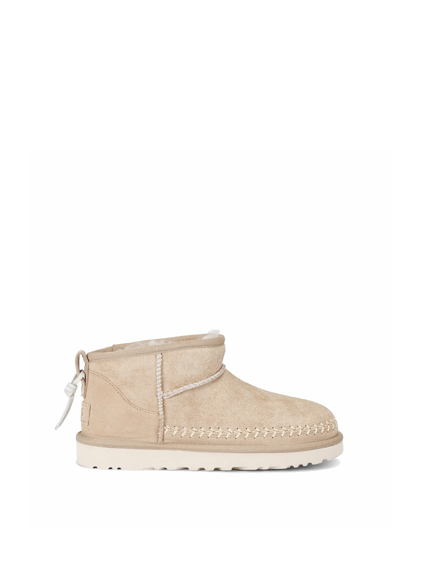 Womens Ultra Mini Boots Beige - Image 4