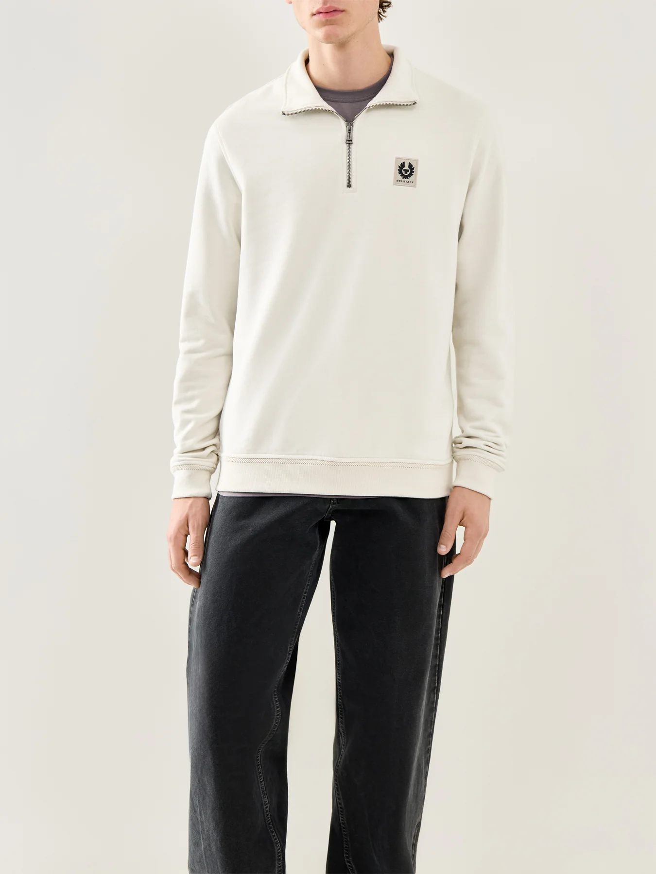 Belstaff Quarter Zip Sweatshirt - Image 4