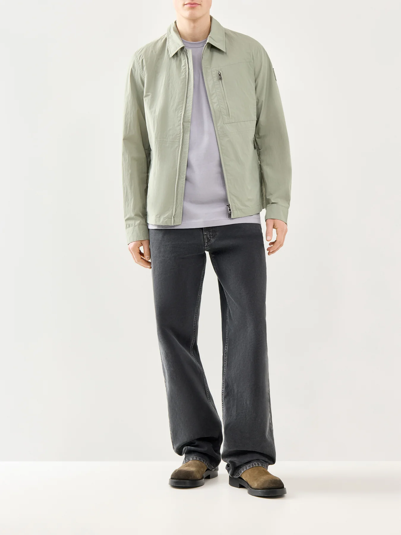 Cotton Crew Neck T-Shirt Blue - Image 2