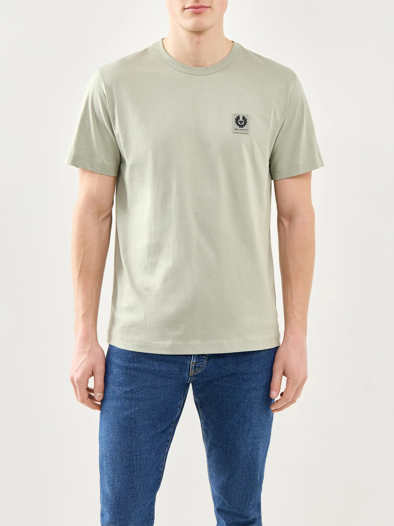 Cotton Crew Neck T-Shirt Green - Image 4