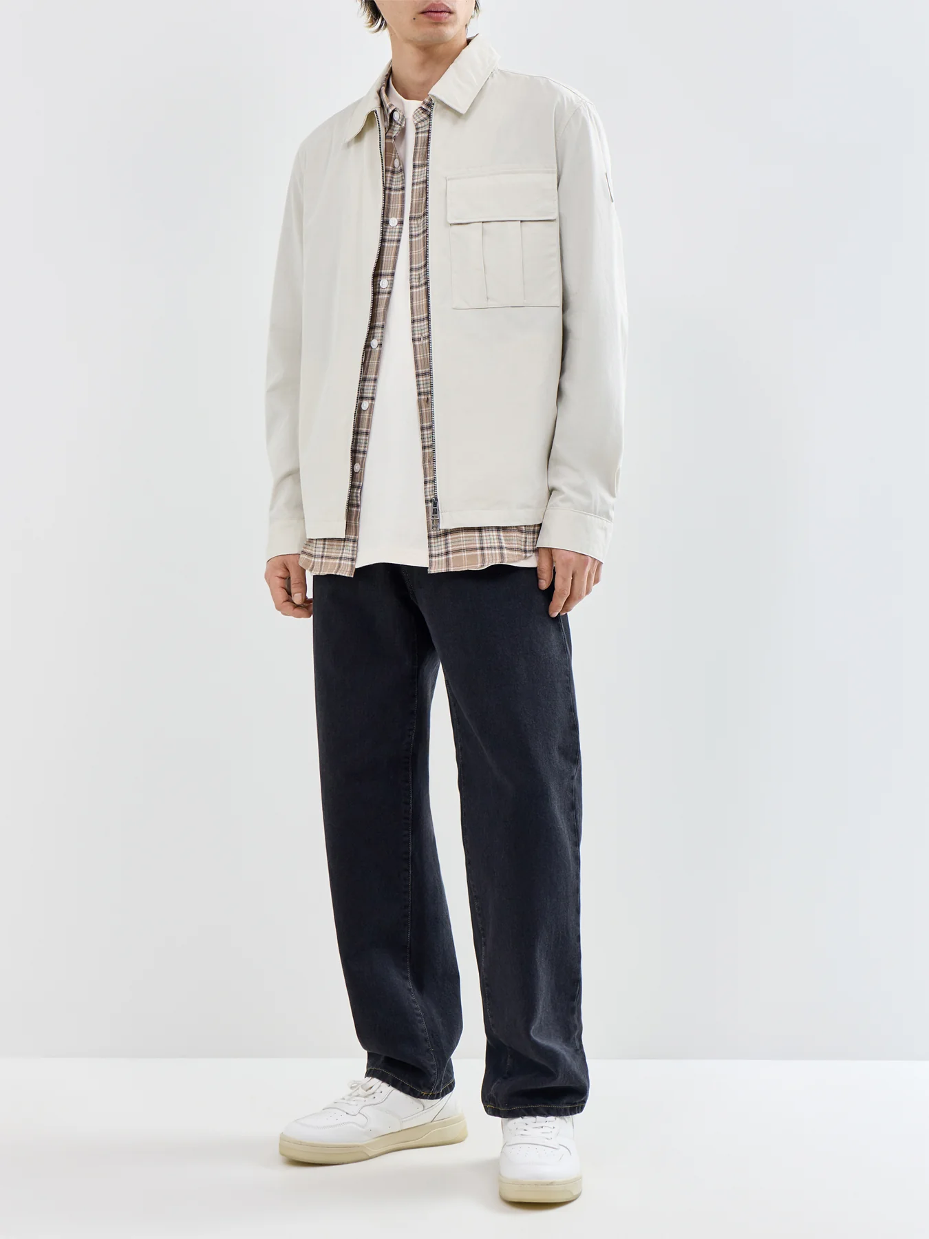 Cargo Overshirt Cream - Image 2
