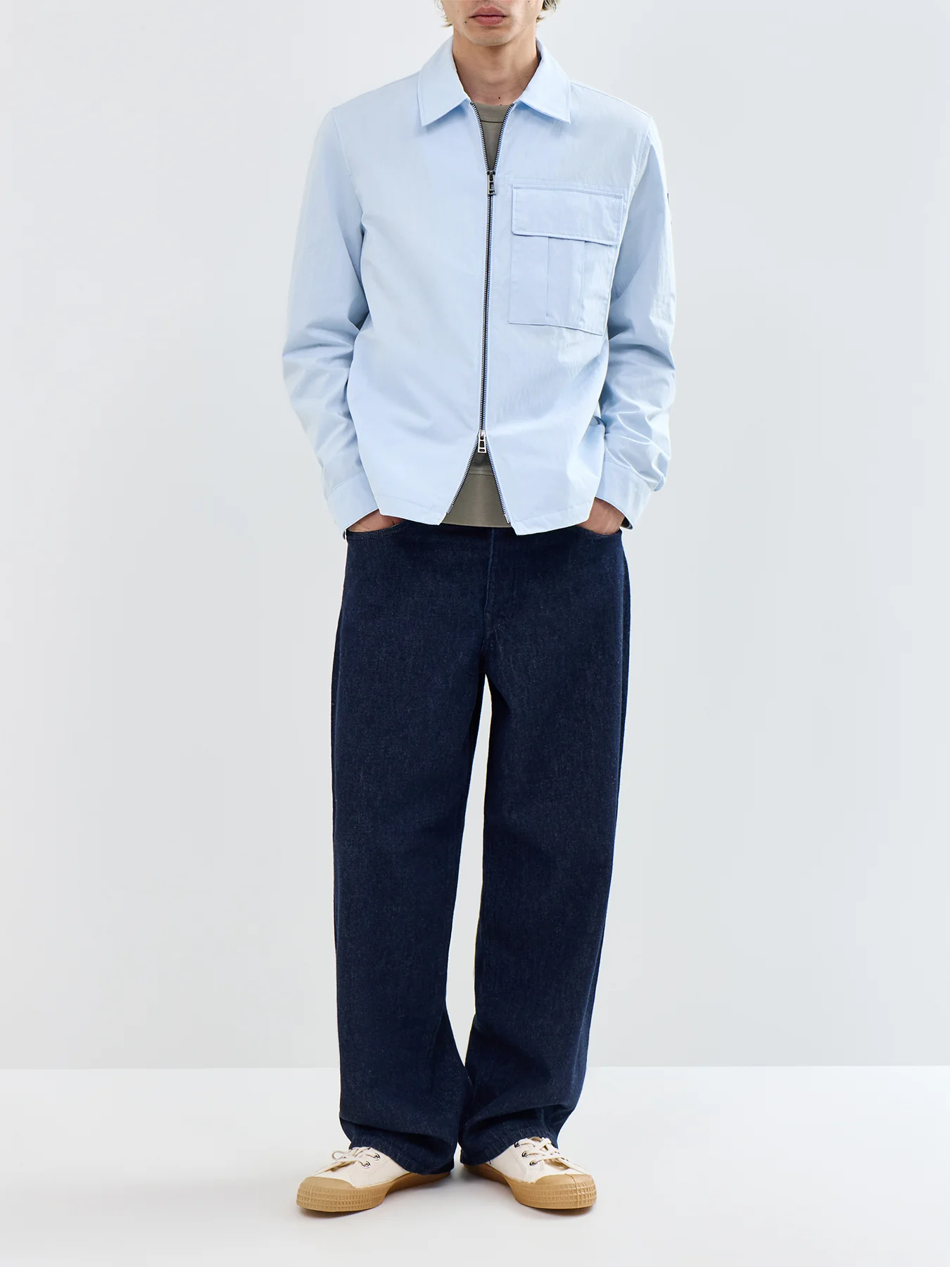 Cargo Overshirt Blue - Image 2