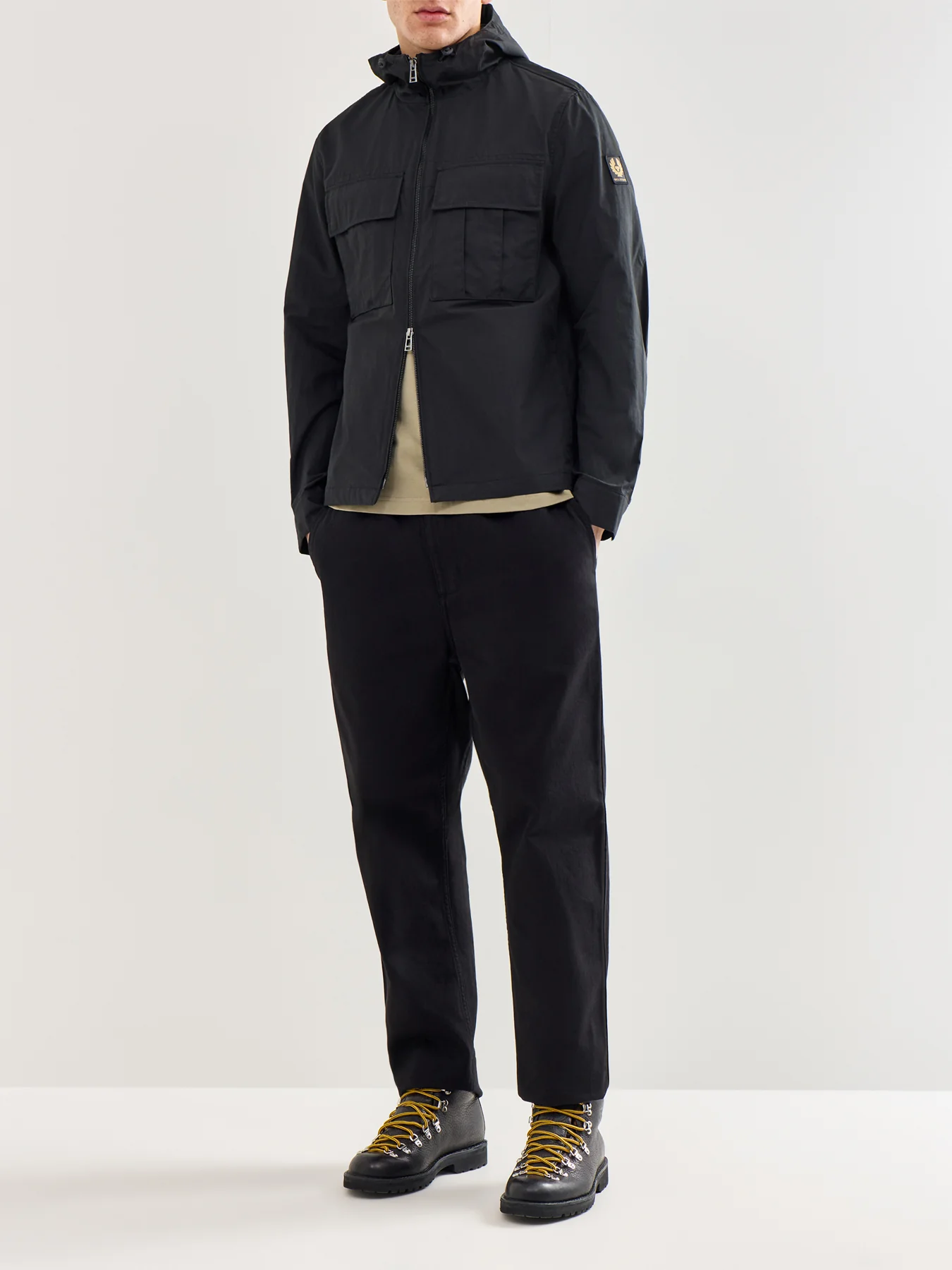Container Hooded Overshirt Black - Image 2