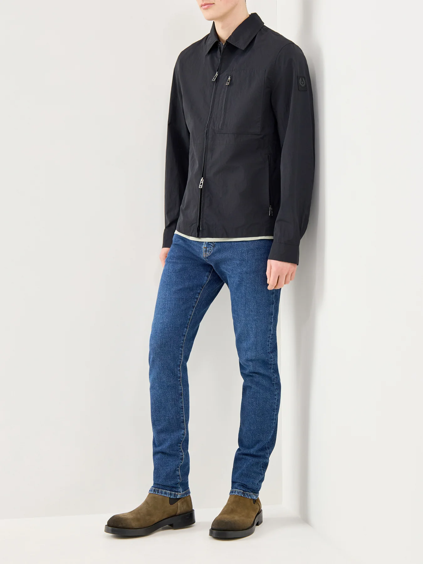 Grid Overshirt Black - Image 2