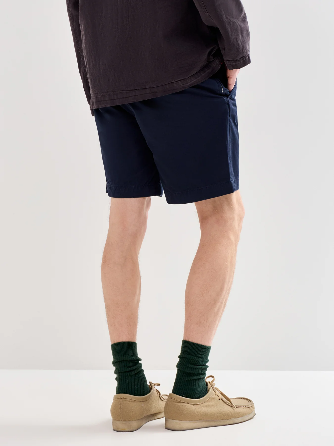 Rally Cotton Shorts Navy - Image 5