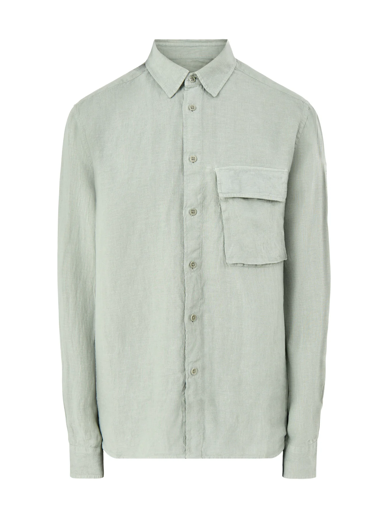 Belstaff Scale Linen Shirt Lichen