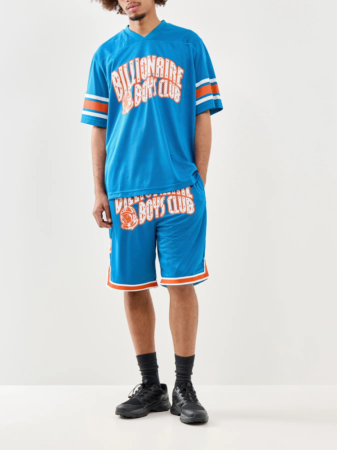 Mesh Sports Shorts Blue - Image 2