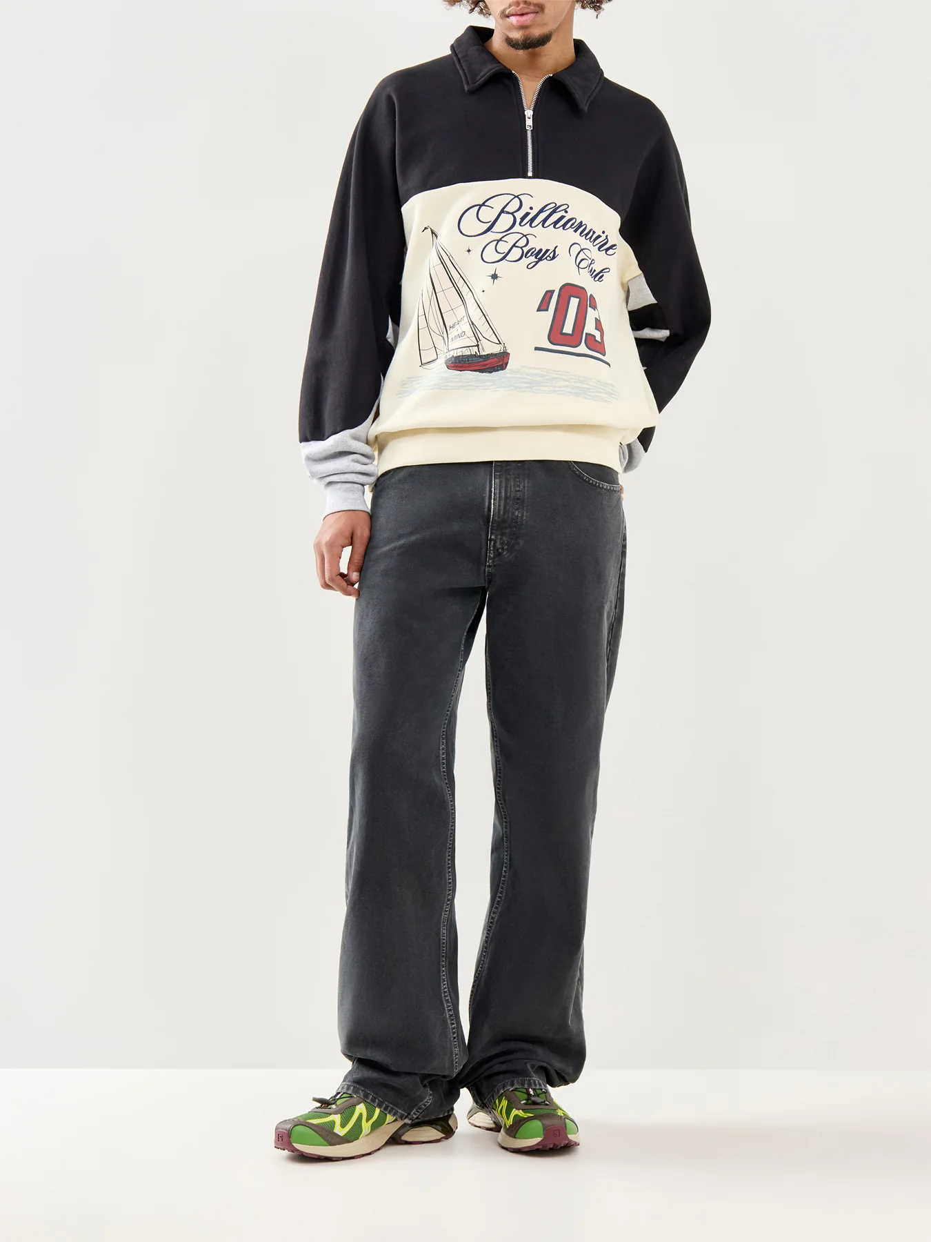 Regatta Panelled Quarter Zip Multi - Image 2