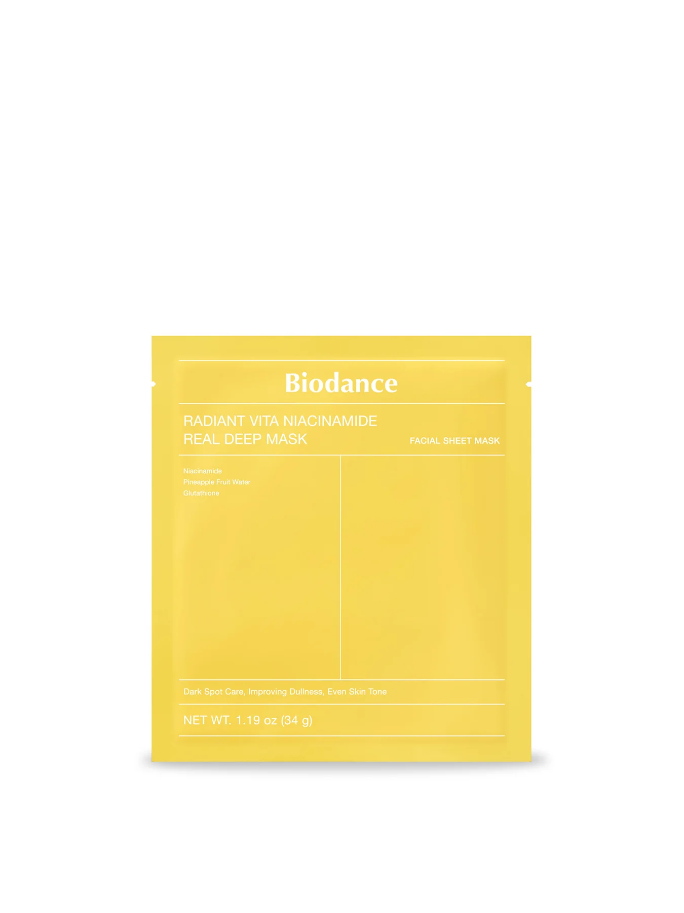 Radiant Vita Niacinamide Sheet Mask Pack of 4