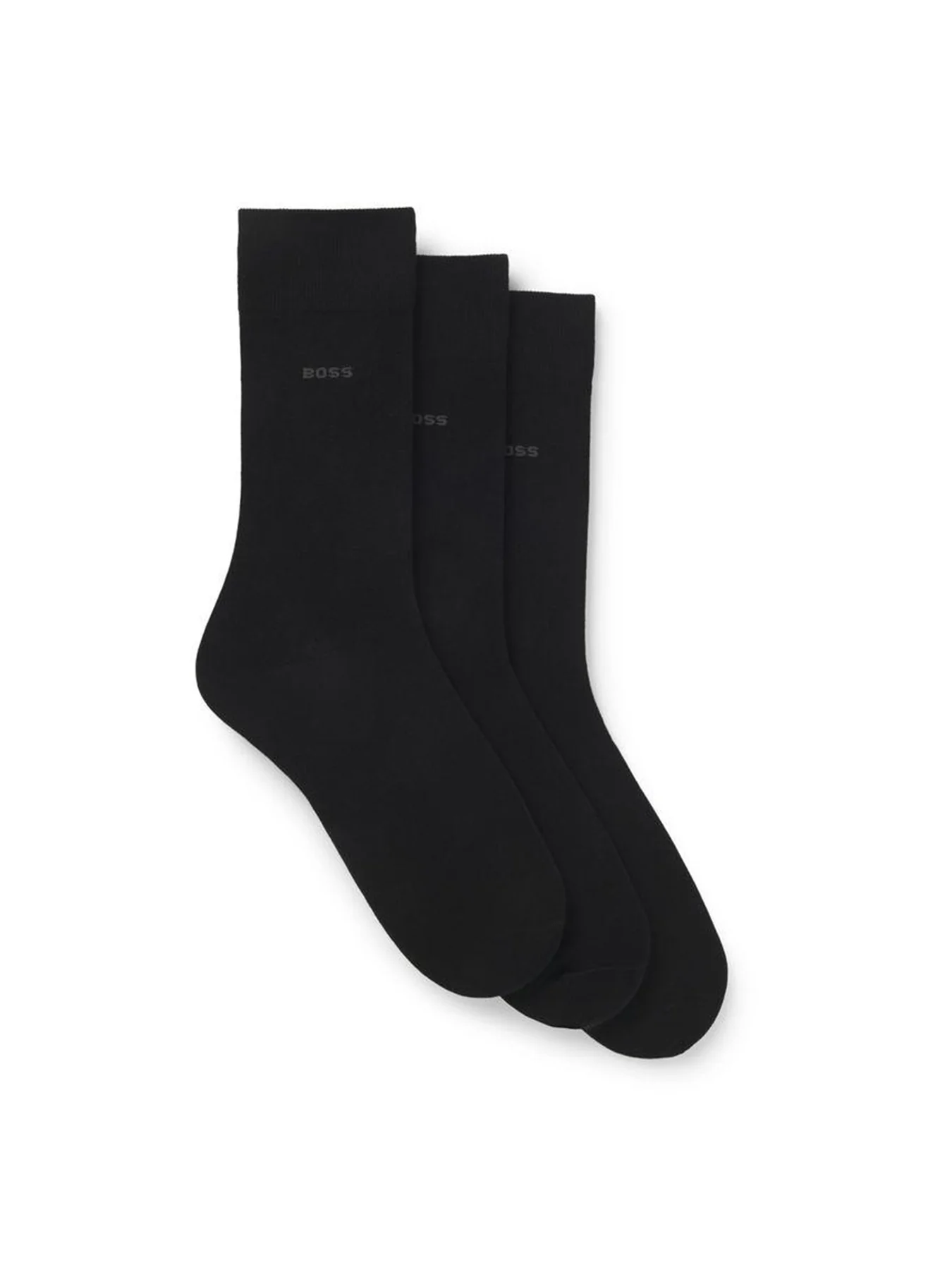 3 Pack Cotton Uni T-Shirts Black