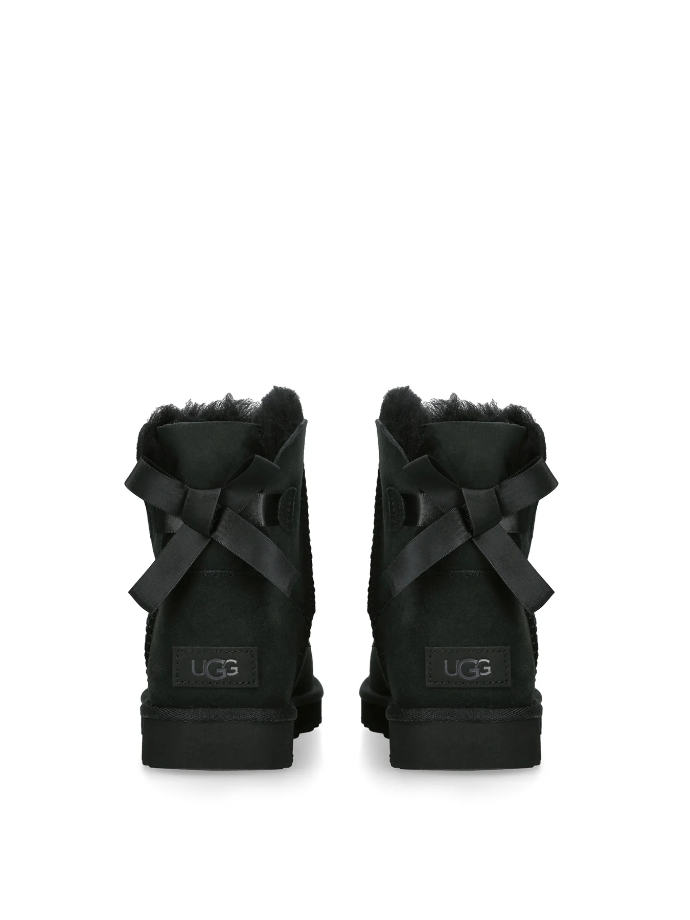 Womens Mini Bailey Bow II Boots Black - Image 3