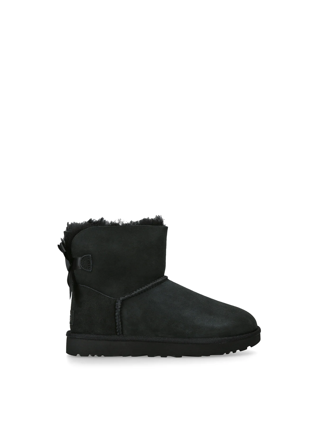 Womens Mini Bailey Bow II Boots Black - Image 4
