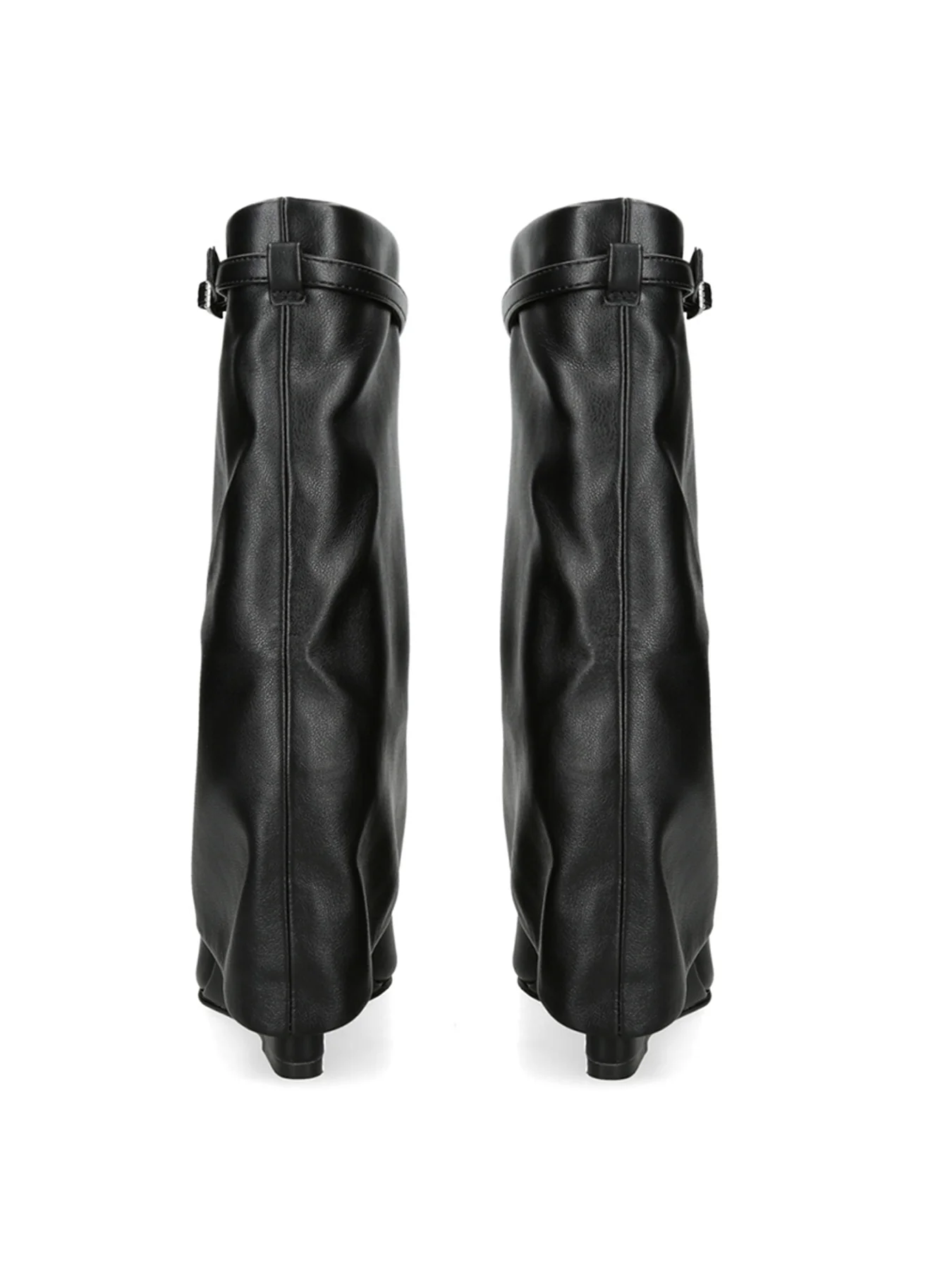 Shocker Heeled Boots Black - Image 3
