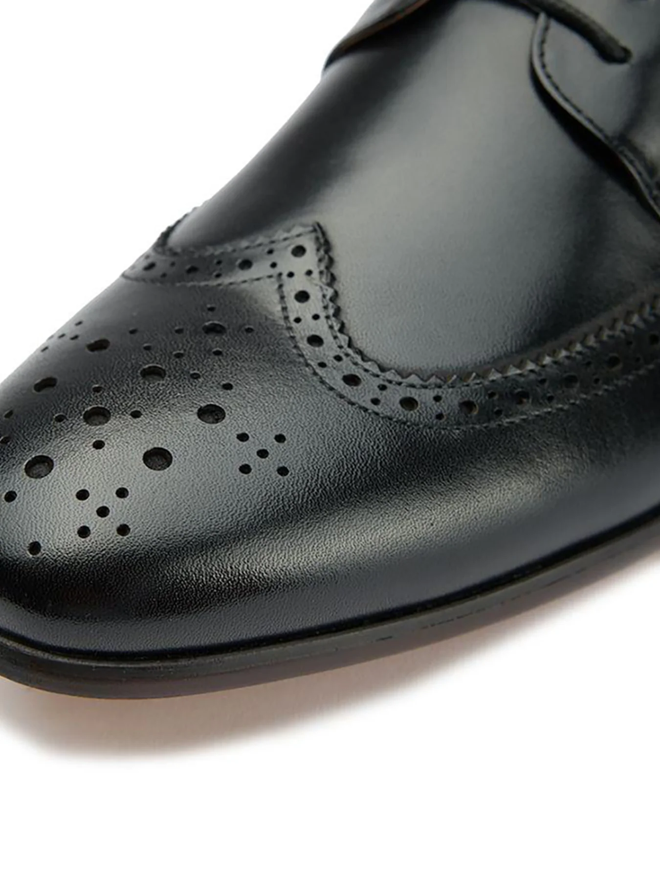 Arne Brogue Shoes Black - Image 4