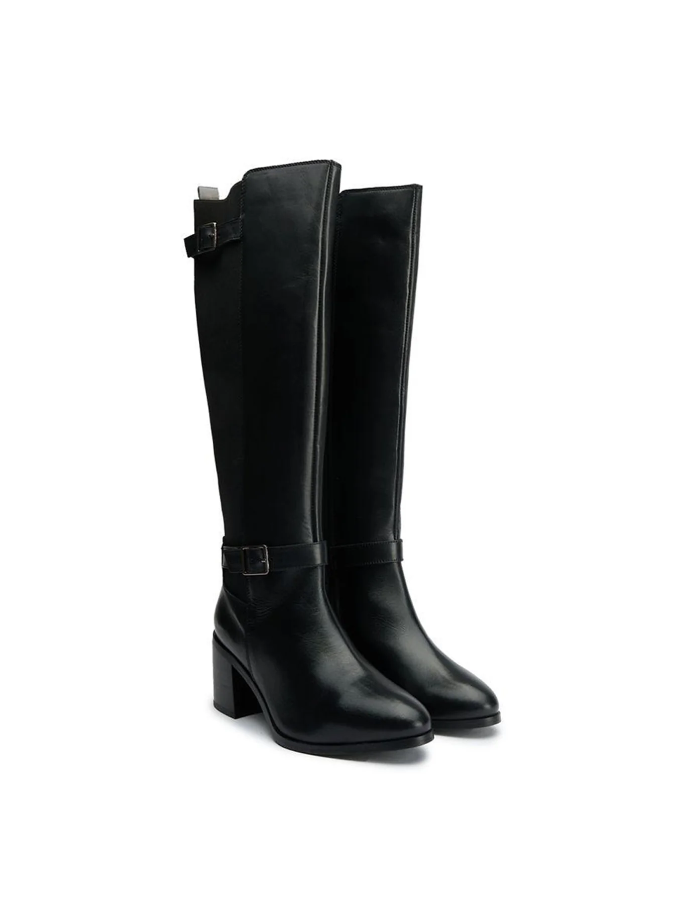 Gotta Elasticated Knee High Boots Black - Image 3