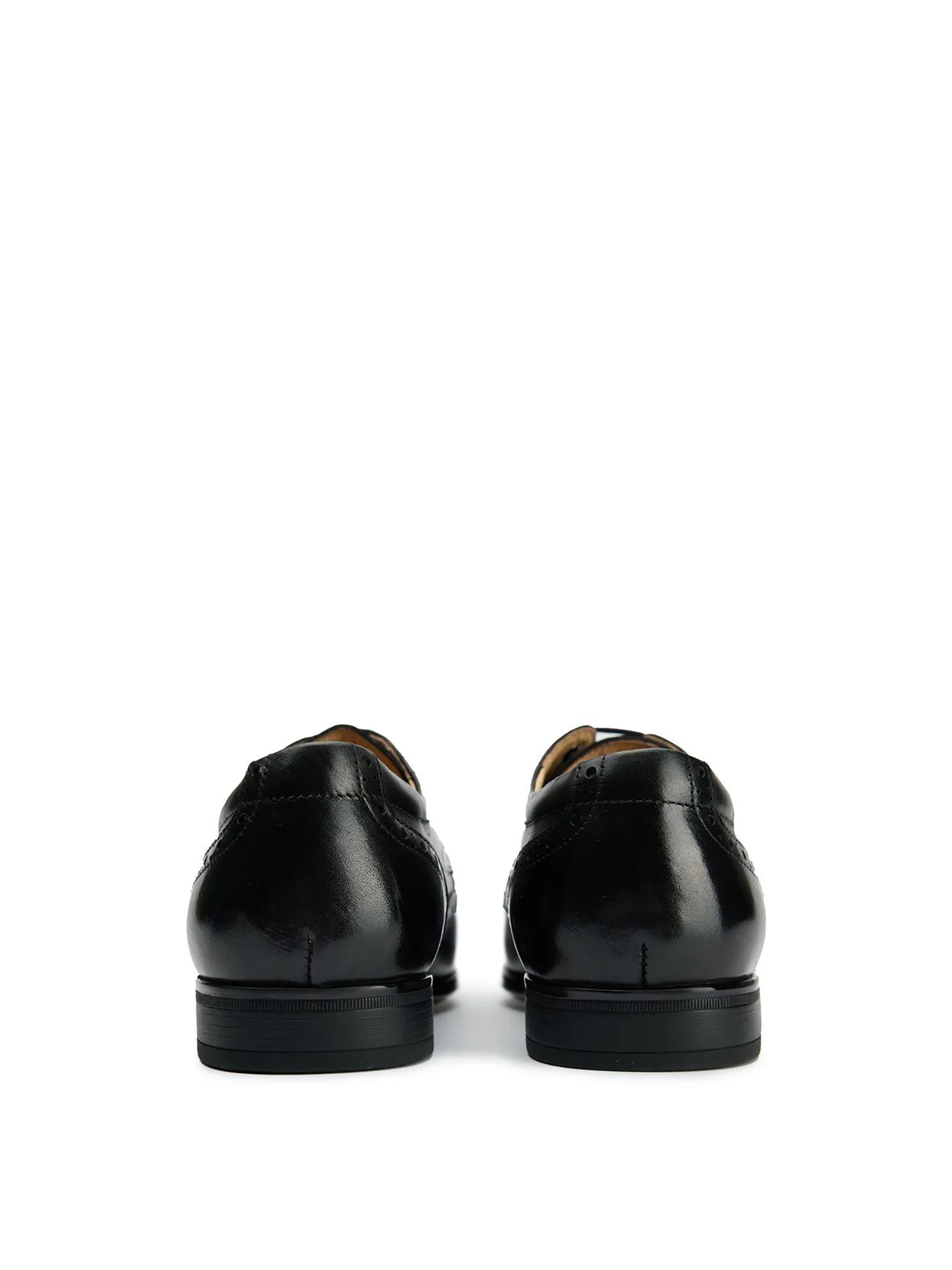 Wide Fit Brogue Shoes Black - Image 2