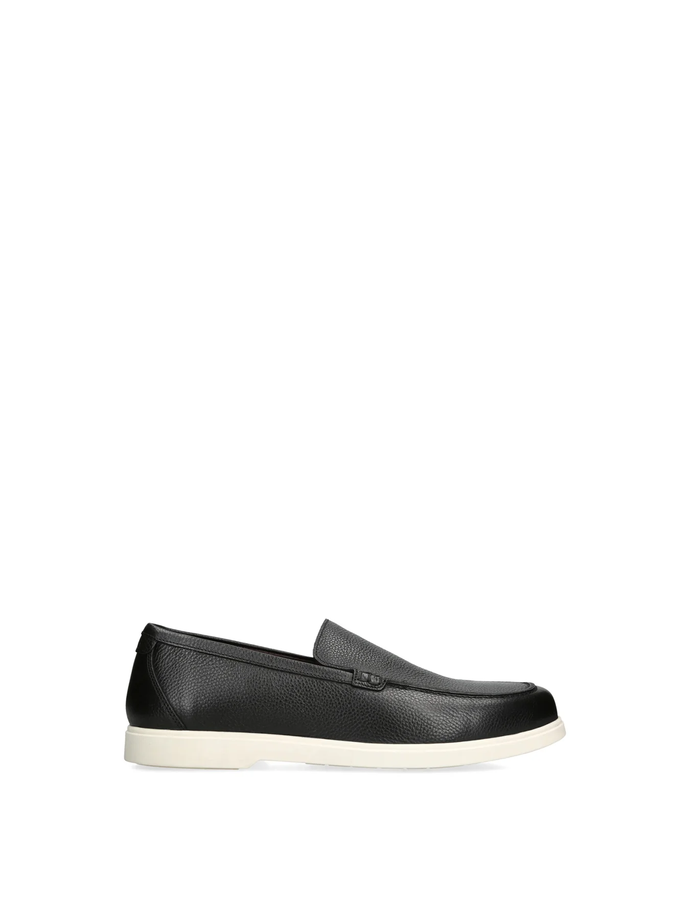 Tuscany Grain Leather Loafers Black - Image 4
