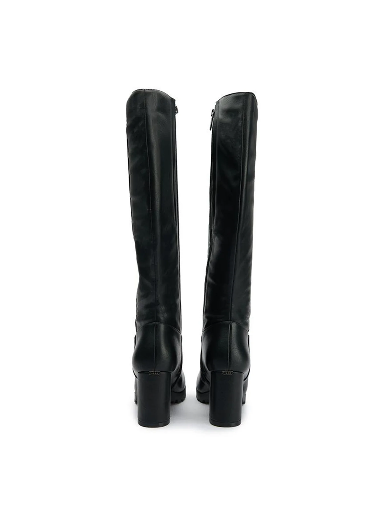 Vegan Edamame Knee High Boots Black - Image 4
