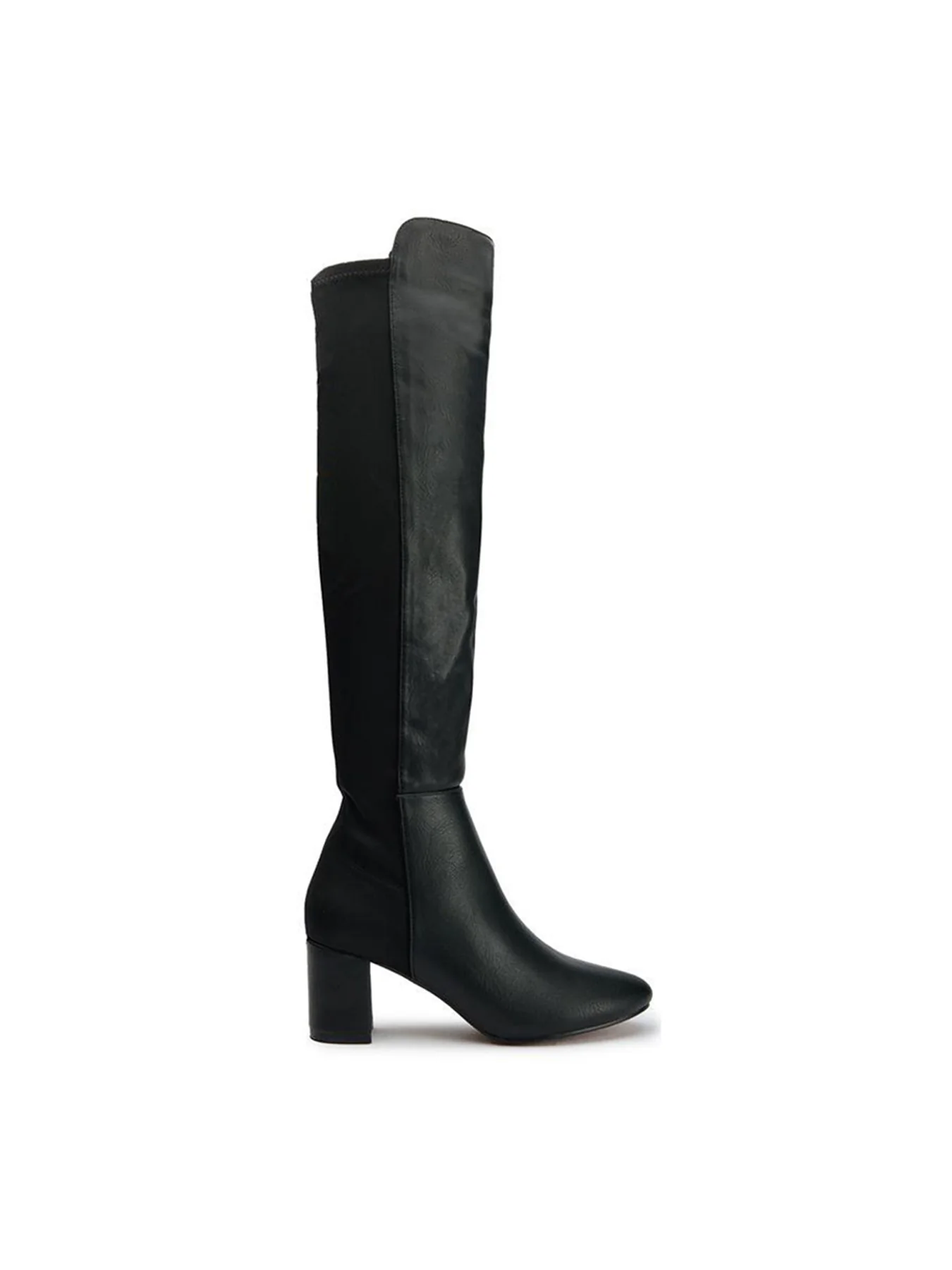 Vegan Suga Knee High Boots Black