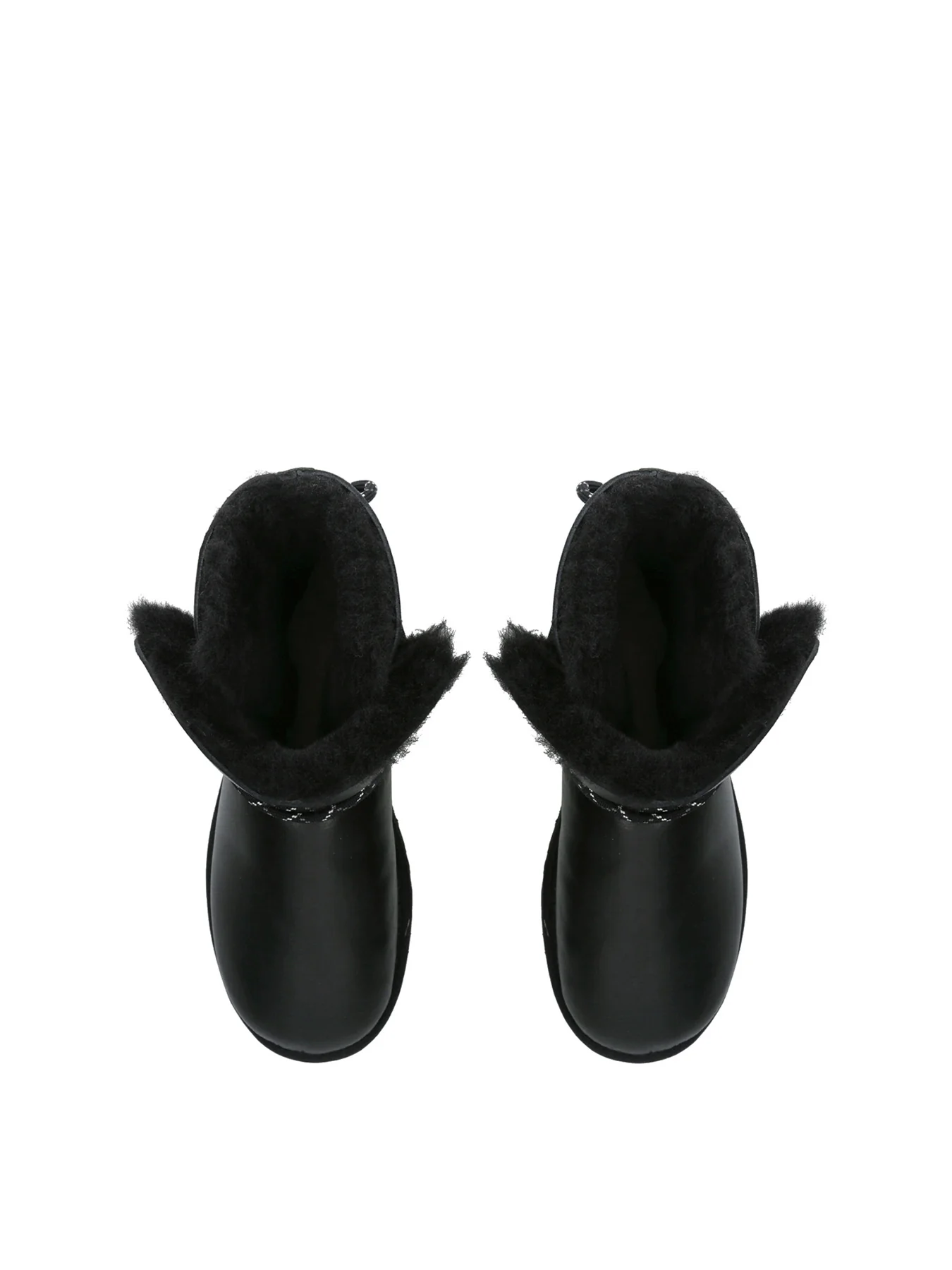 Womens Bailey Tie Boots Black - Image 2