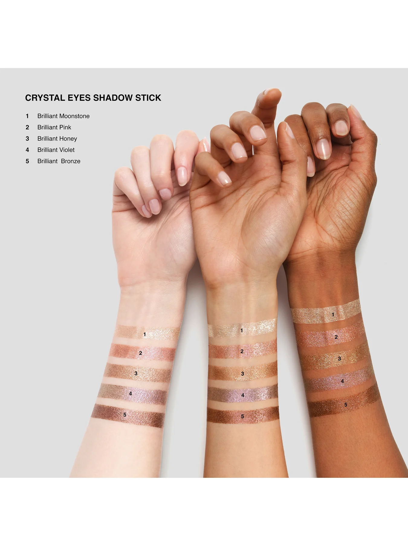 Crystal Eyes Shadow Stick Brilliant Violet - Image 4