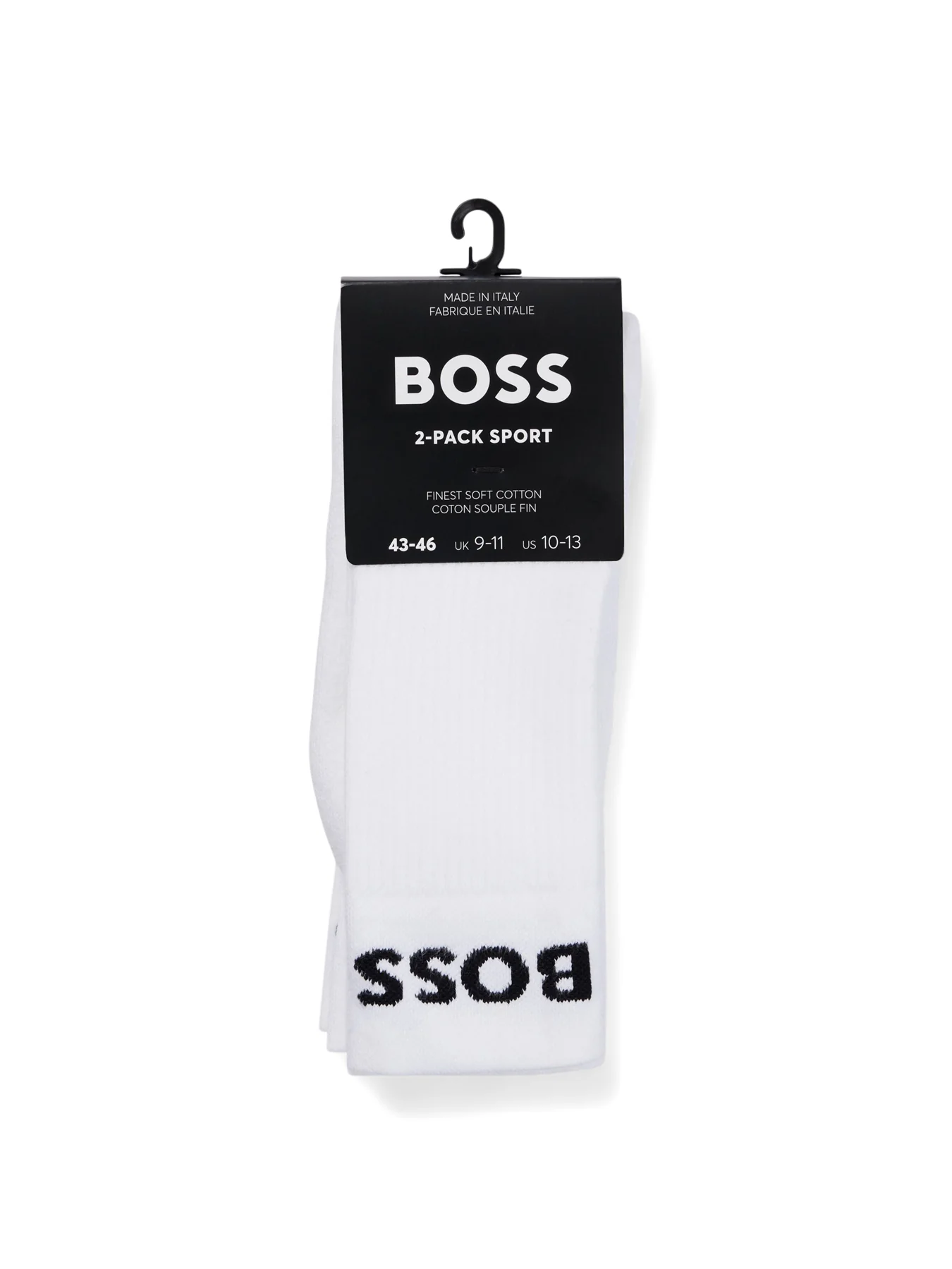 Sport Logo Socks 2 Pack White - Image 2