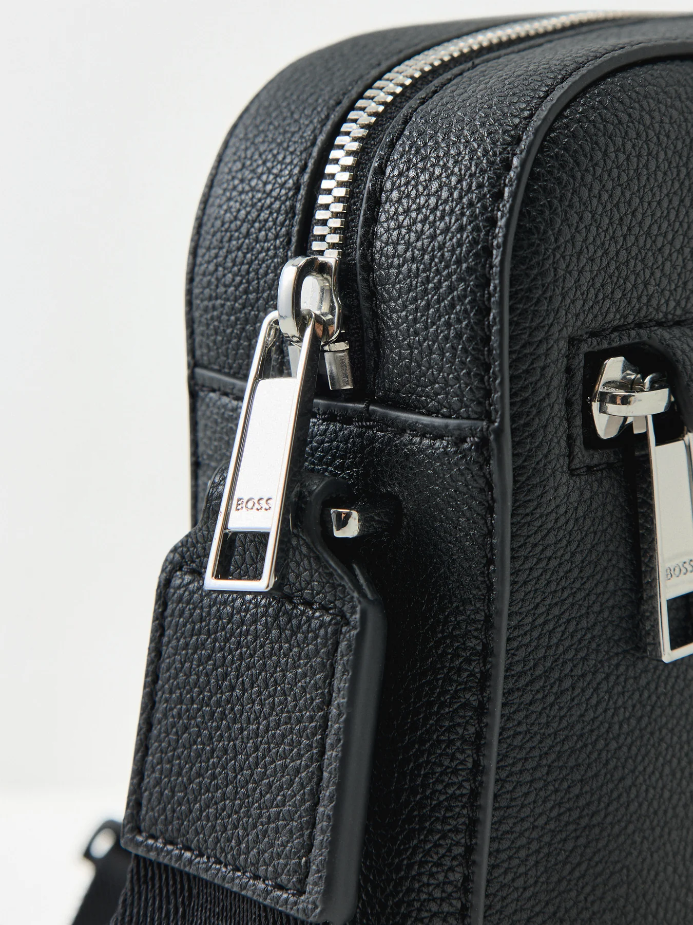 Zip Crossbody Bag Black - Image 4