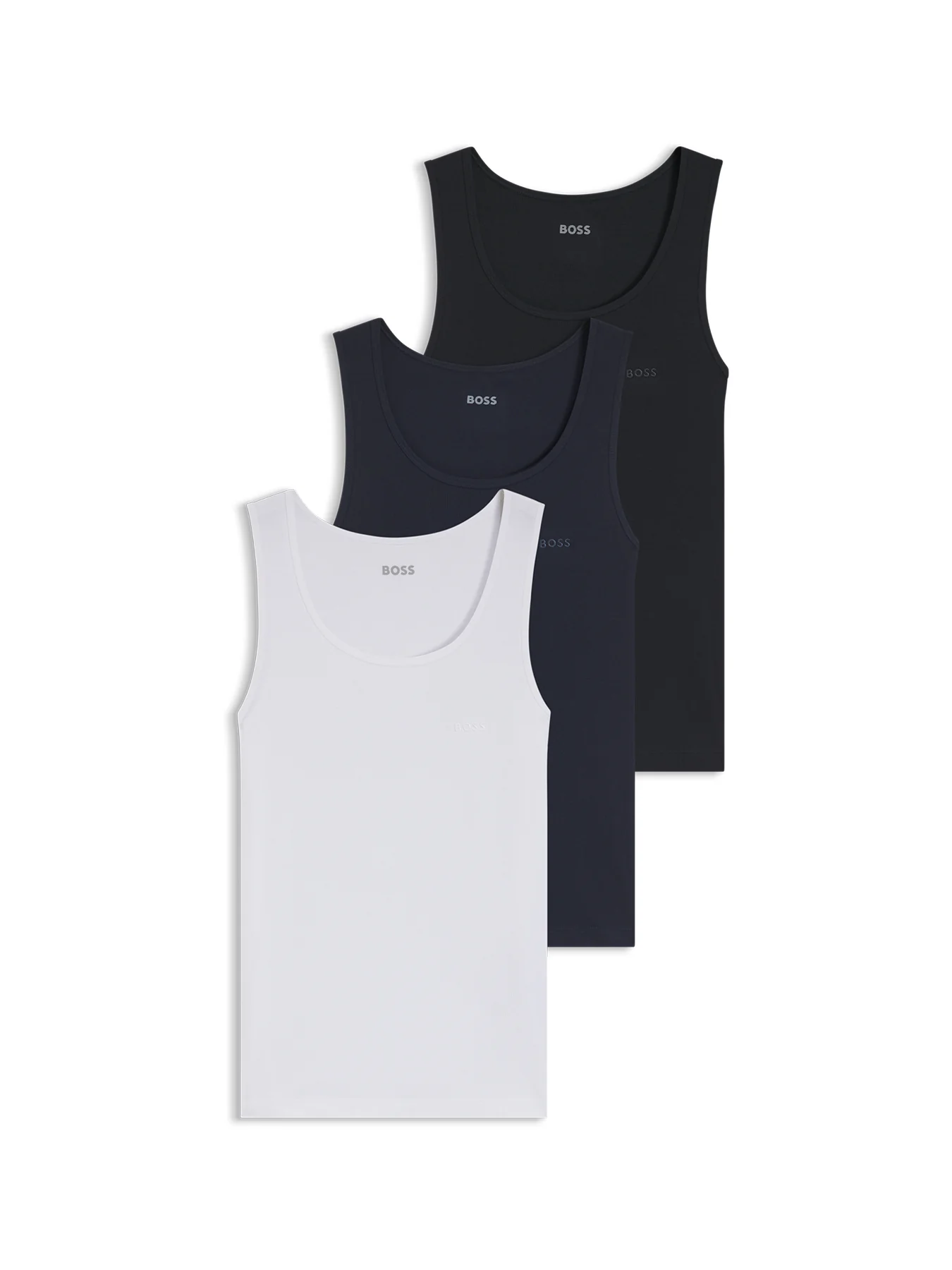 Rib Tank Tops 3 Pack