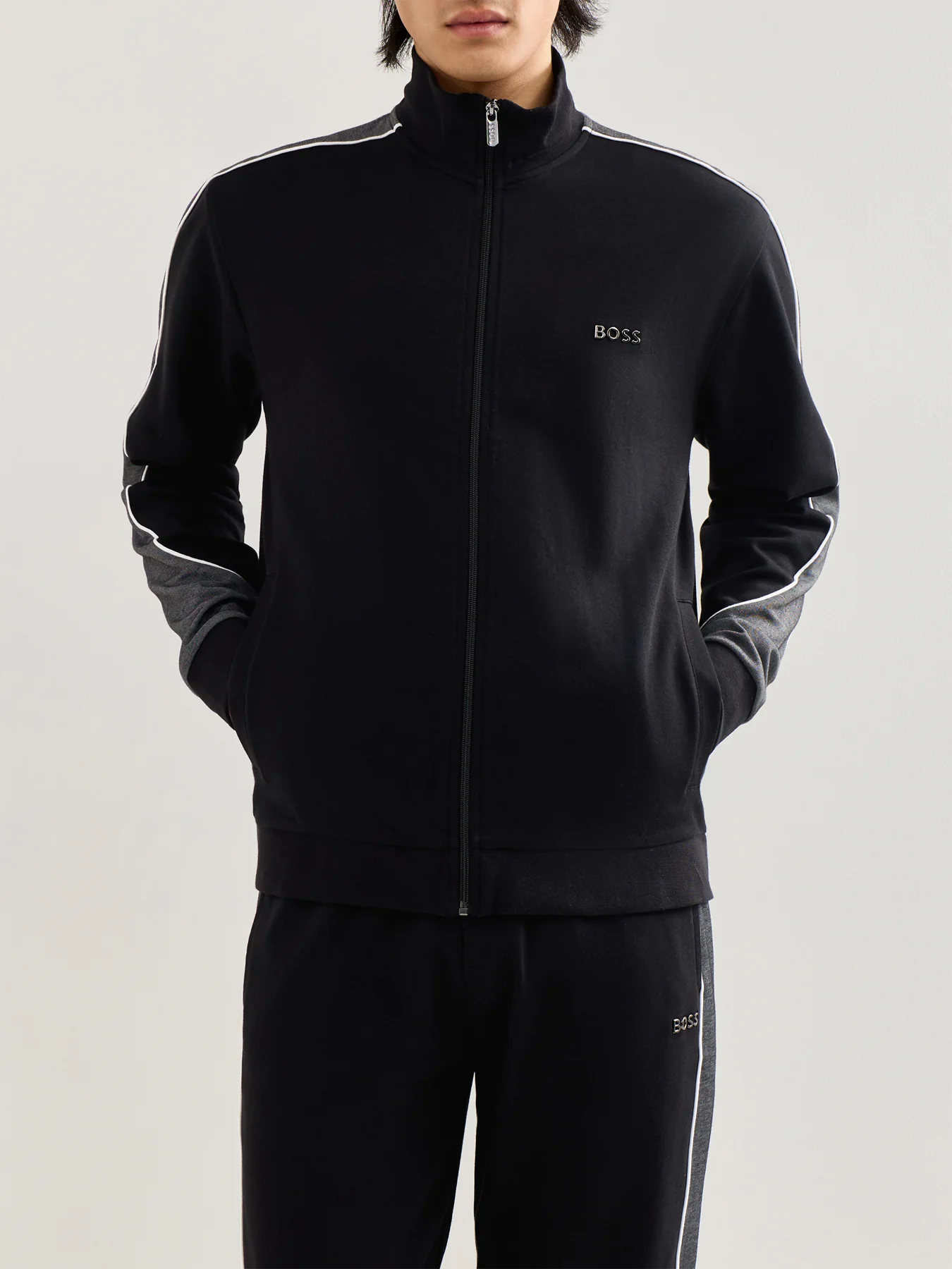 Tracksuit Jacket Black - Image 4