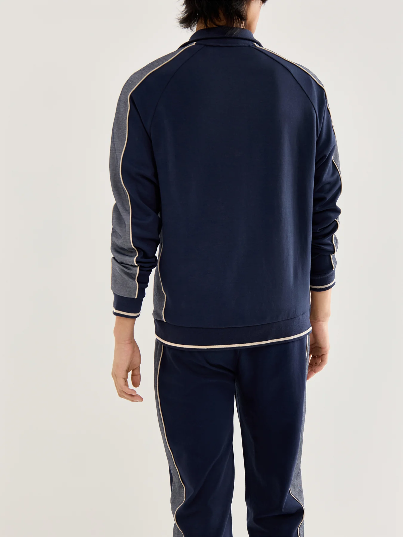 Tracksuit Cotton Jacket Dark Blue - Image 5