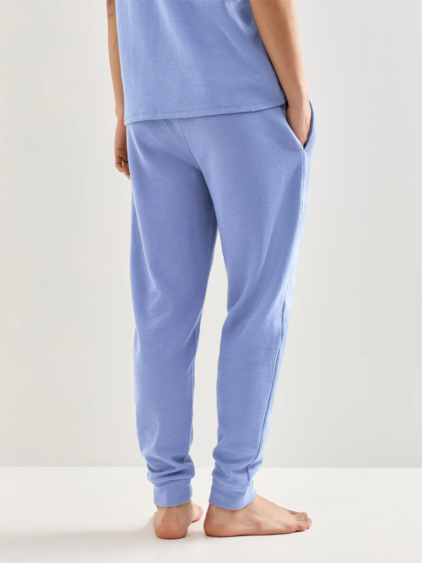 Waffle Pants Cuff Blue - Image 3