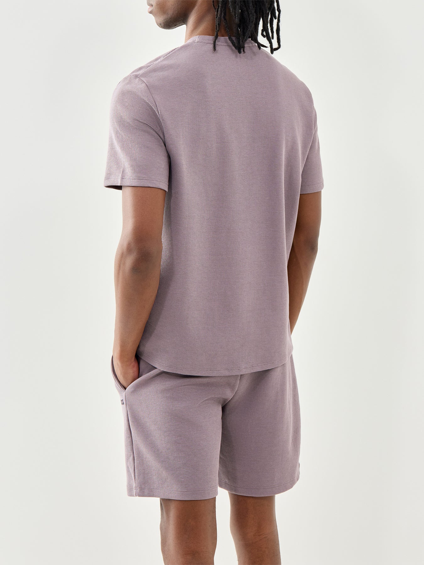 Waffle Shorts Purple - Image 3