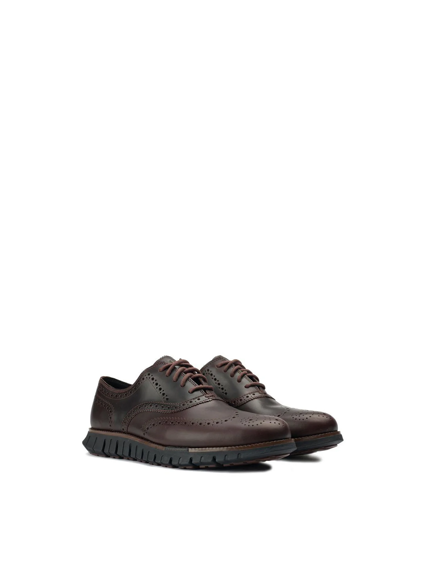 Zerogrand Remastered Wingtip Oxford Shoes Brown - Image 2