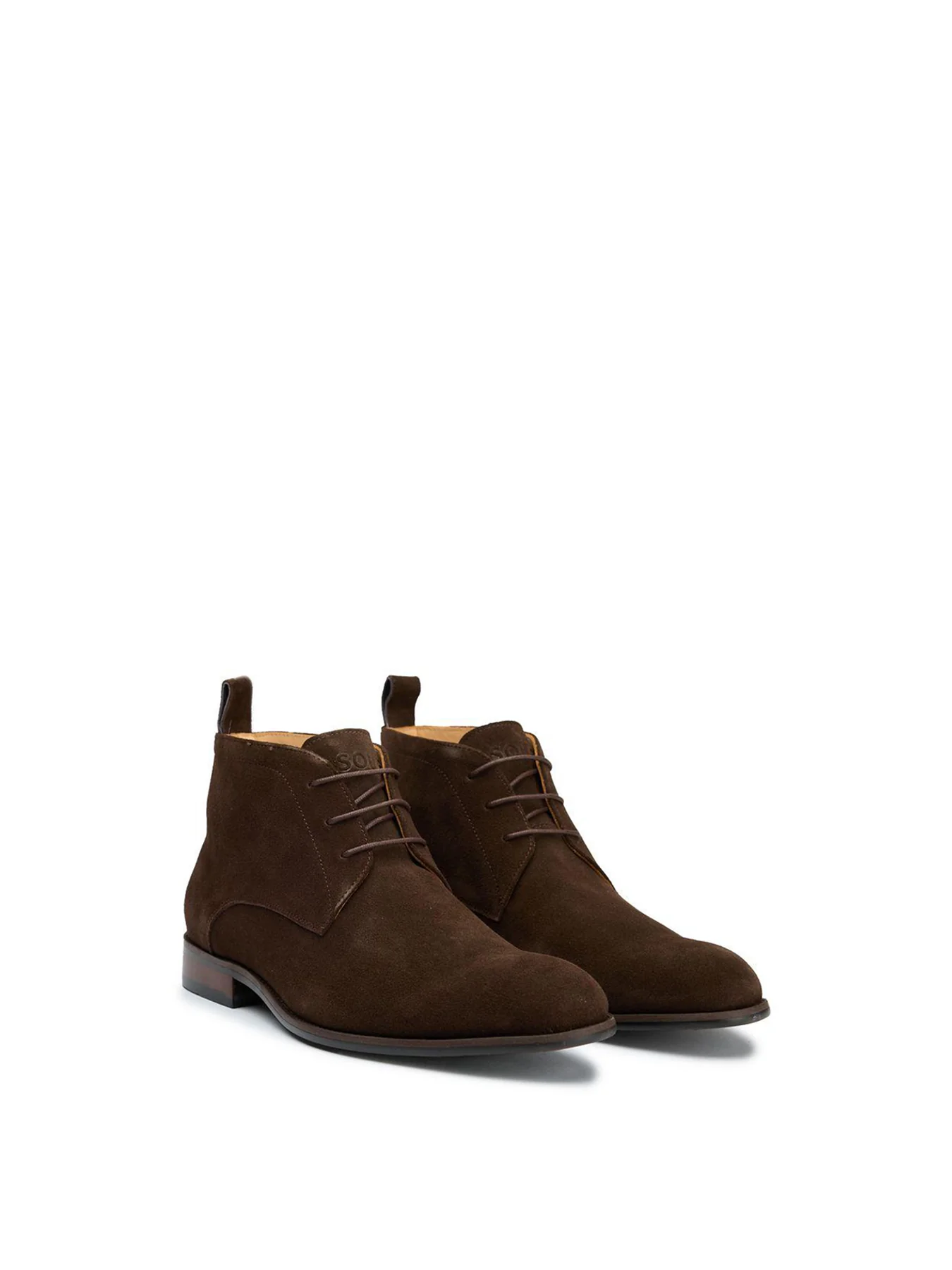Firey Suede Chukka Boots Brown - Image 3