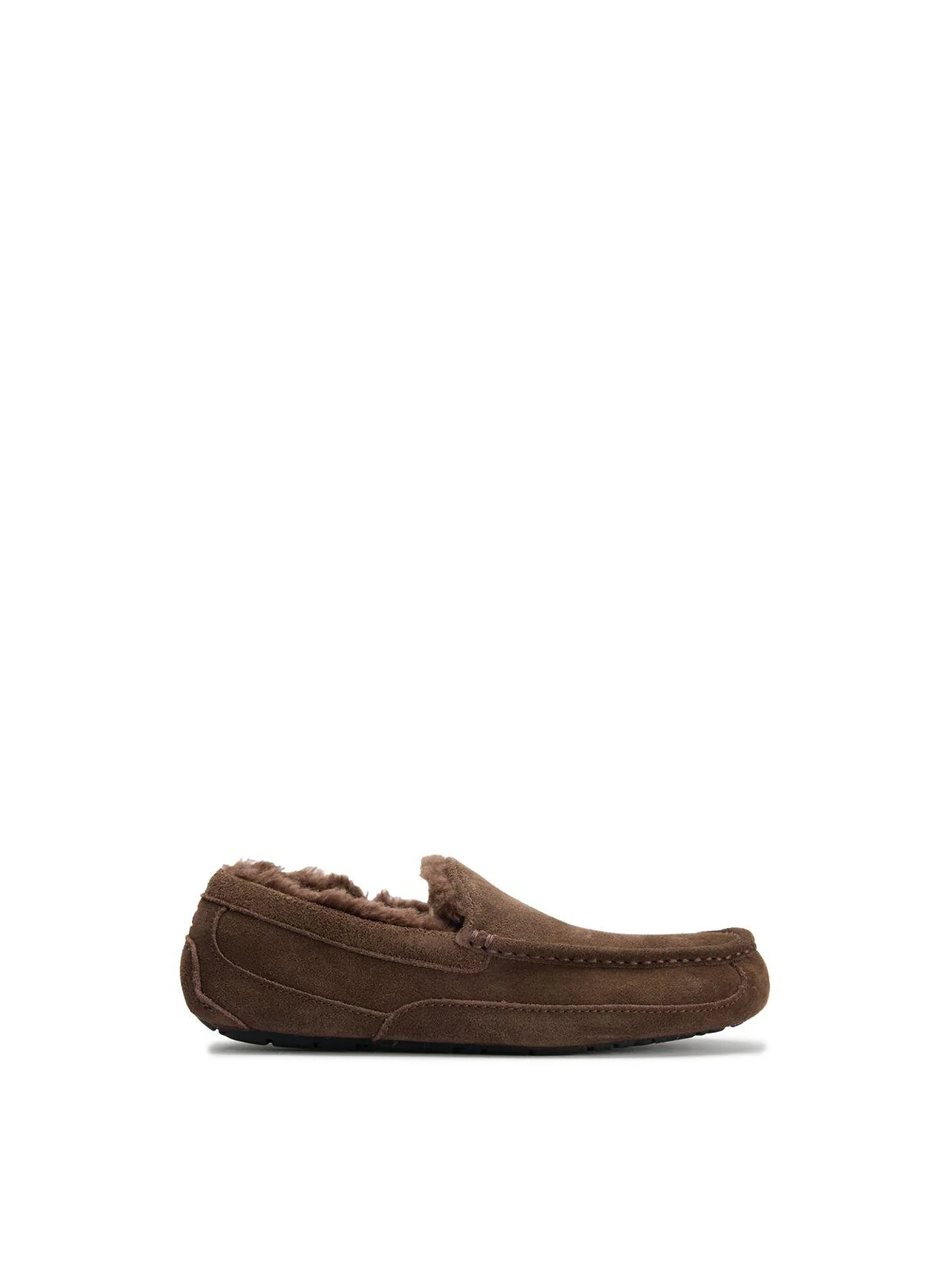 Mens Ascot Suede Slippers Espresso