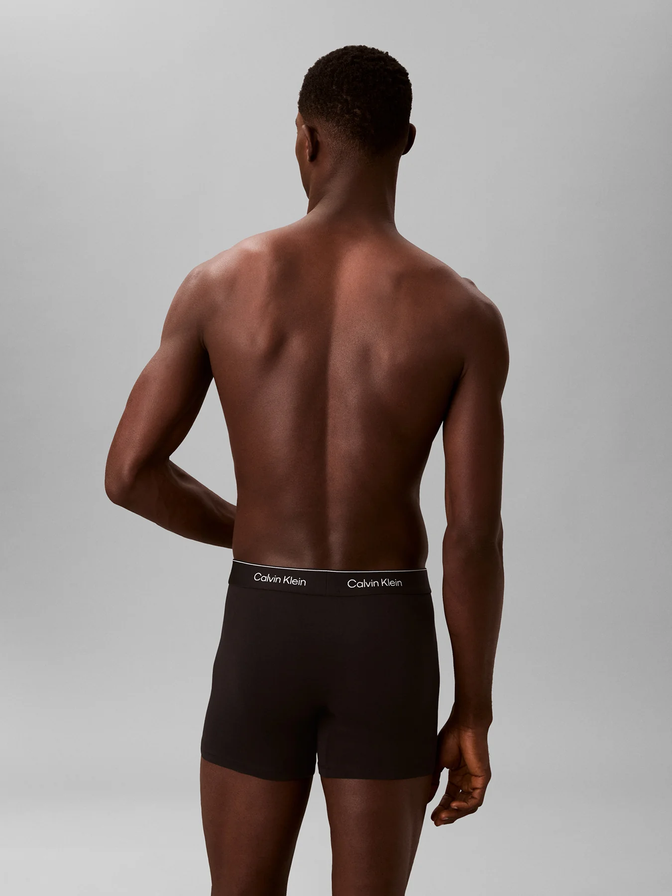 3 Pack Icon Cotton Stretch Trunks Black - Image 3