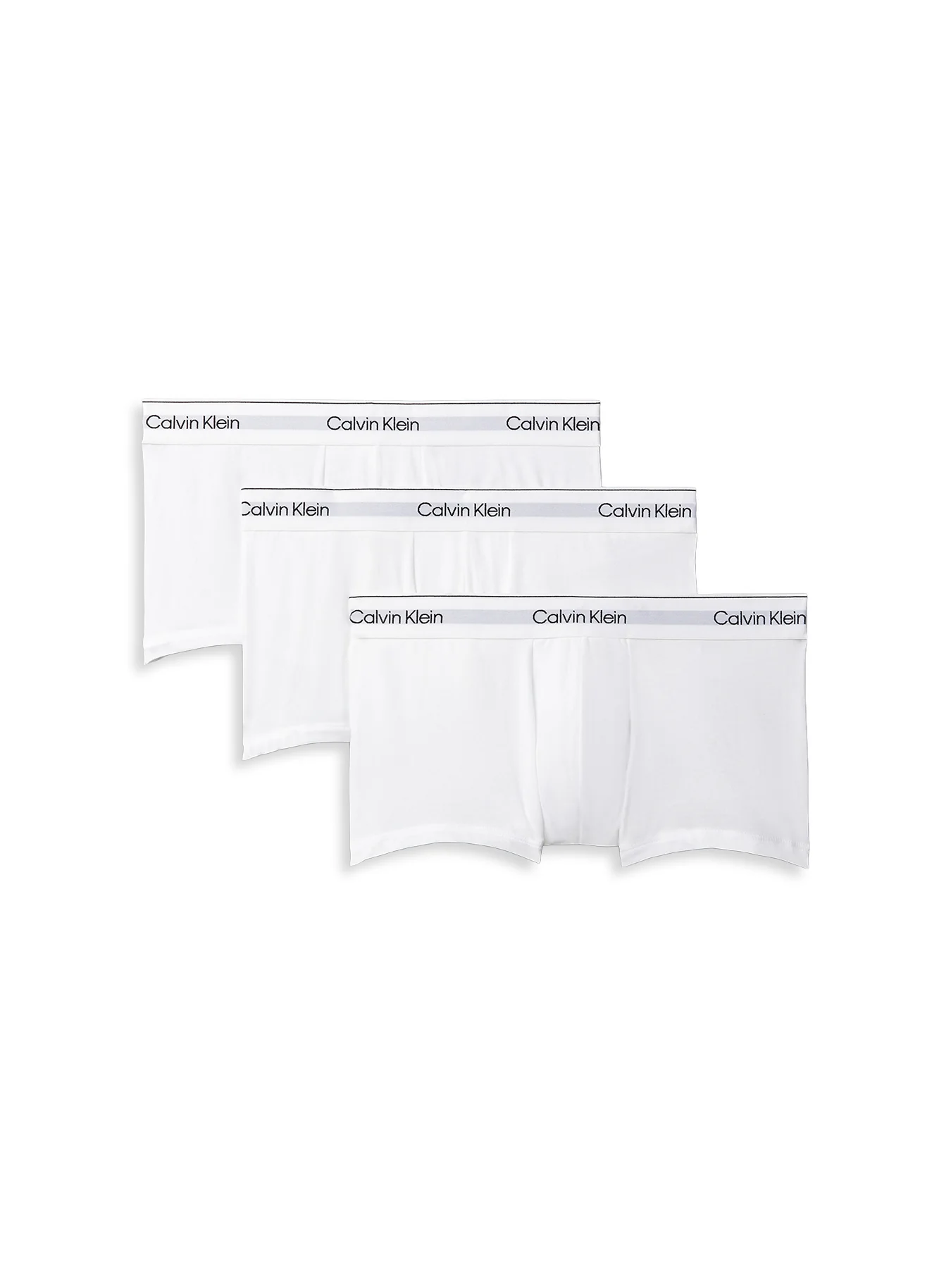 3 Pack Icon Cotton Stretch Trunks White
